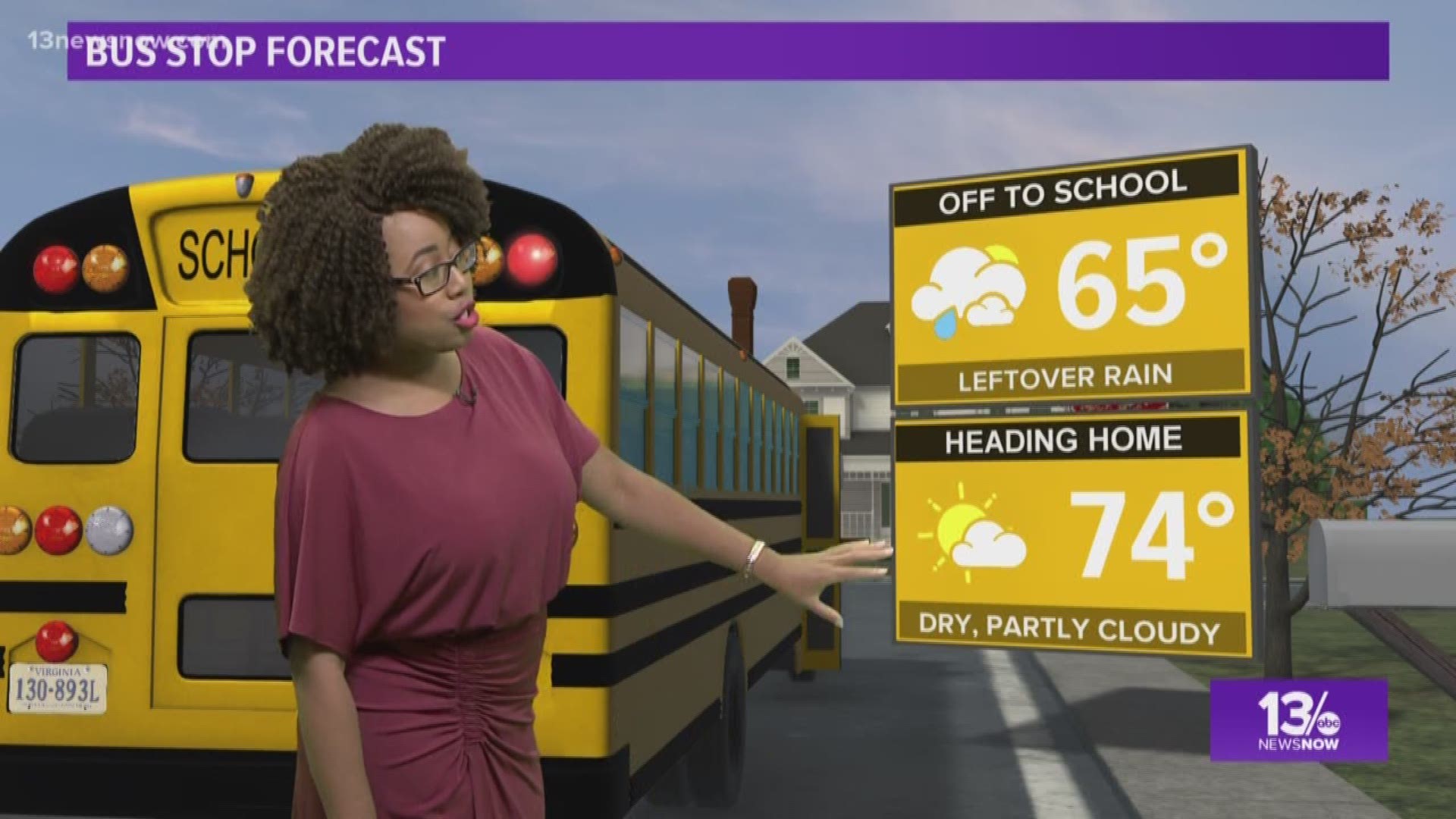 Meteorologist Rachael Peart brings you the forecast from the Weather Authority