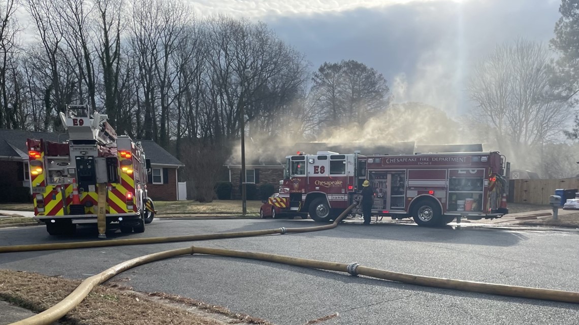 Family displaced after Chesapeake house fire in Deep Creek area ...