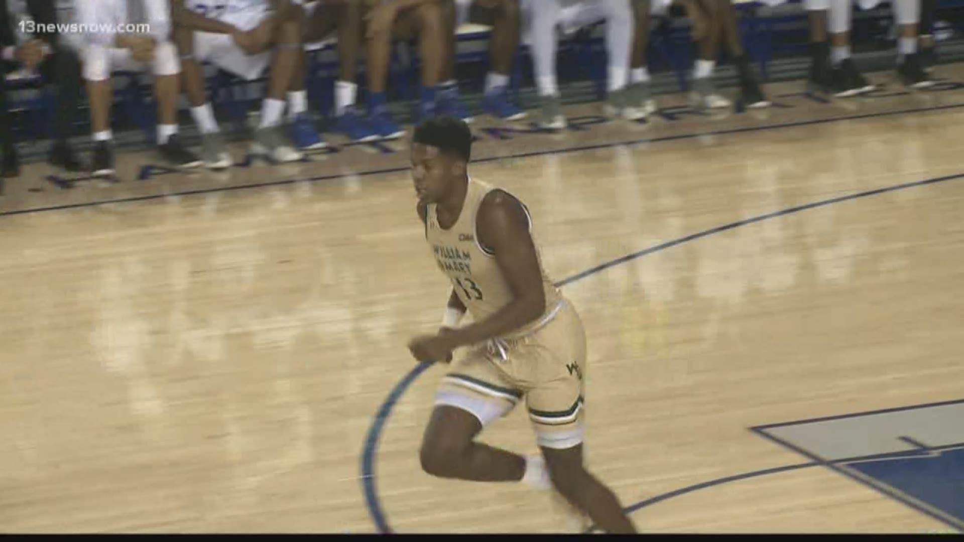Despite a game high 31 points from Hampton's, Jermaine Marrow, the College of William & Mary had just enough to win over the Pirates 76-71. Nathan Knight topped the Tribe with 24 points to go with 12 rebounds.