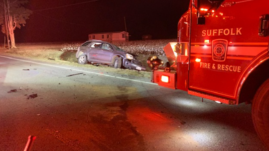 Four People Injured Following Multi-vehicle Crash In Suffolk ...