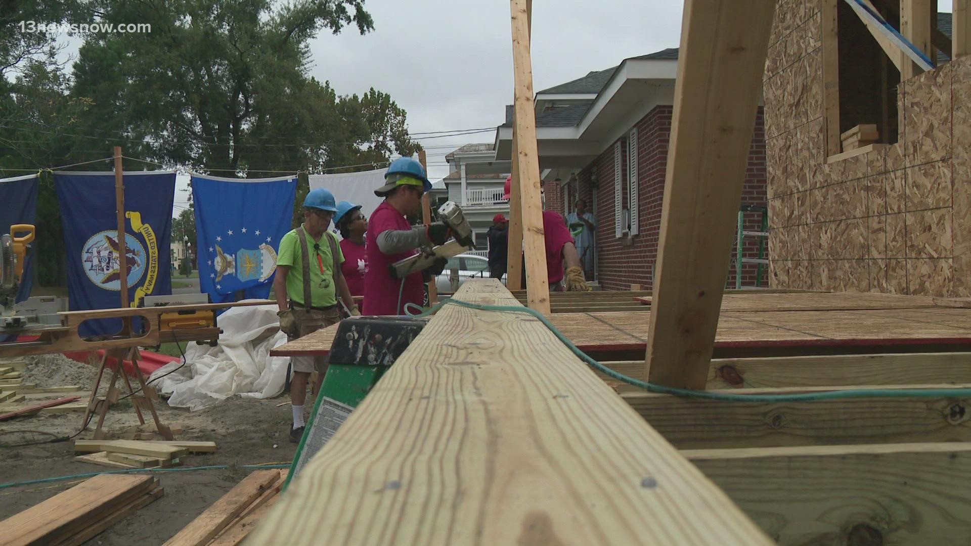 Frontline Heroes Build Week will allow teams of healthcare heroes to come together and raise money for Habitat for Humanity of South Hampton Roads.