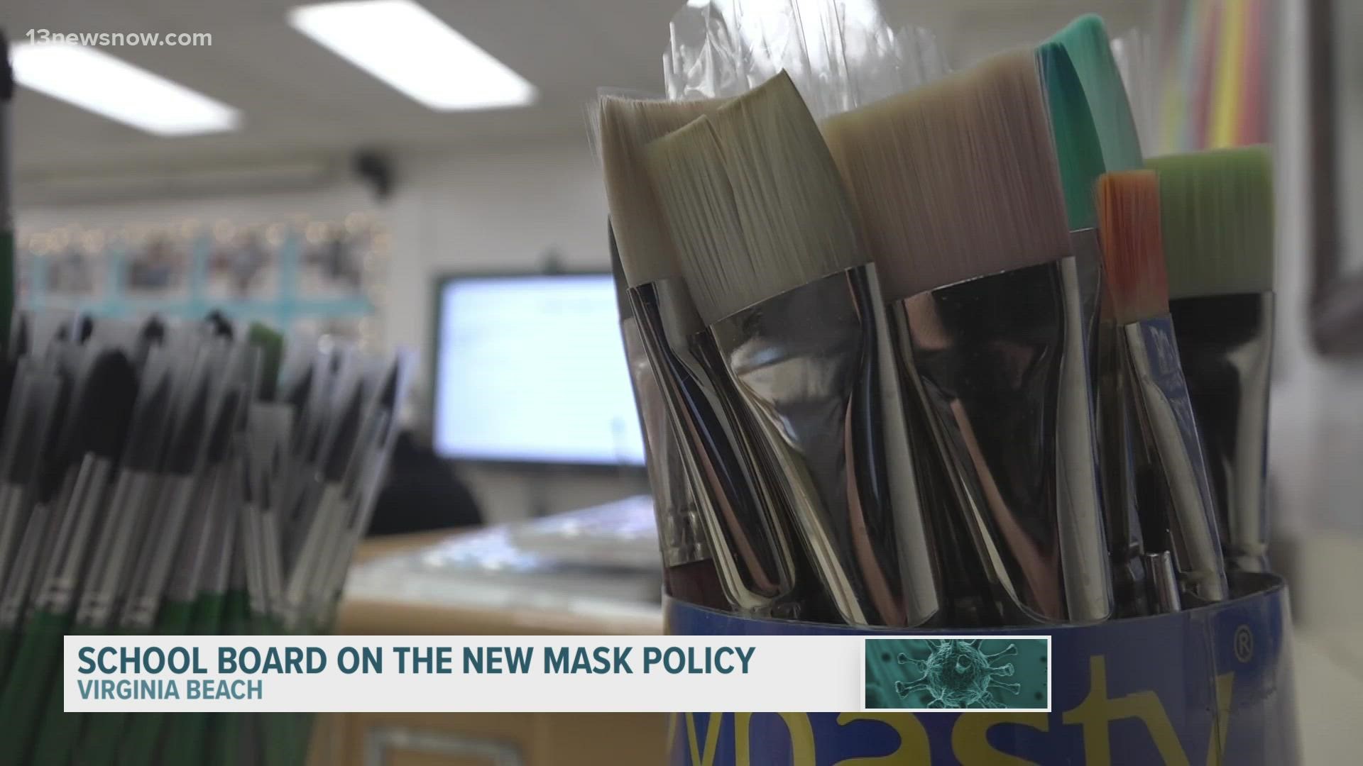 Division leaders say so far, they are seeing most students wearing masks – which they feel is comforting for some teachers and staff.