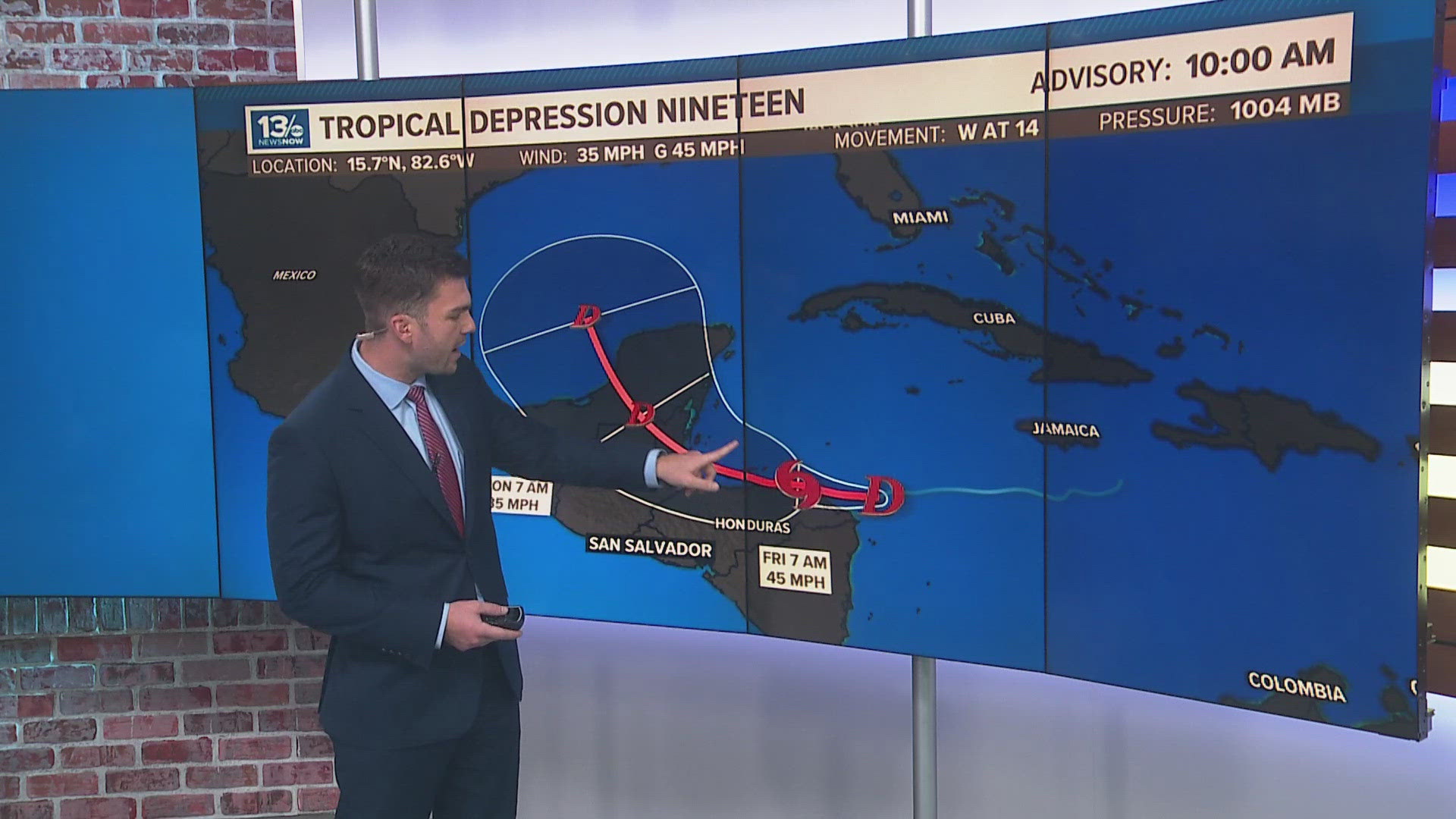 Hunter Forst breaks down Top Weather Headlines including Tropical Depression 19, nationwide drought, and wildfires.