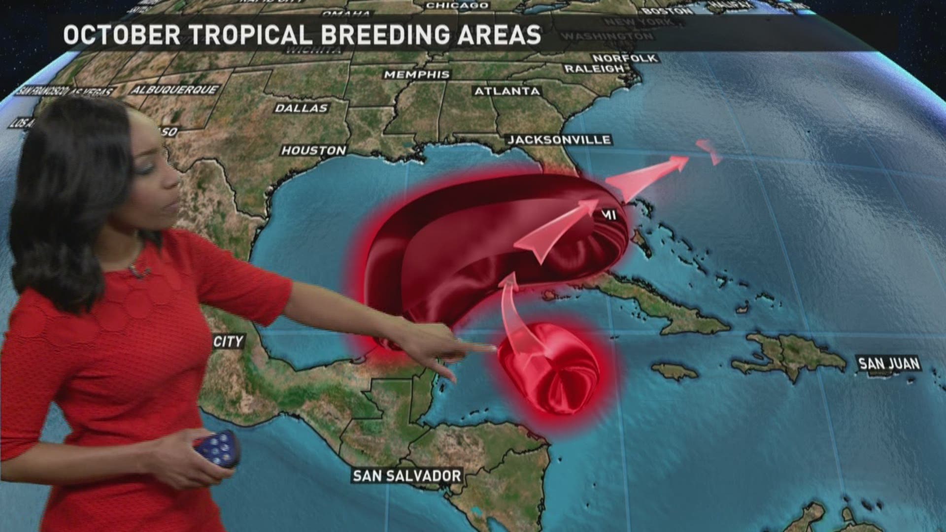 13News Now meteorologist Iisha Scott has the latest on a weakening Tropical Storm Nate