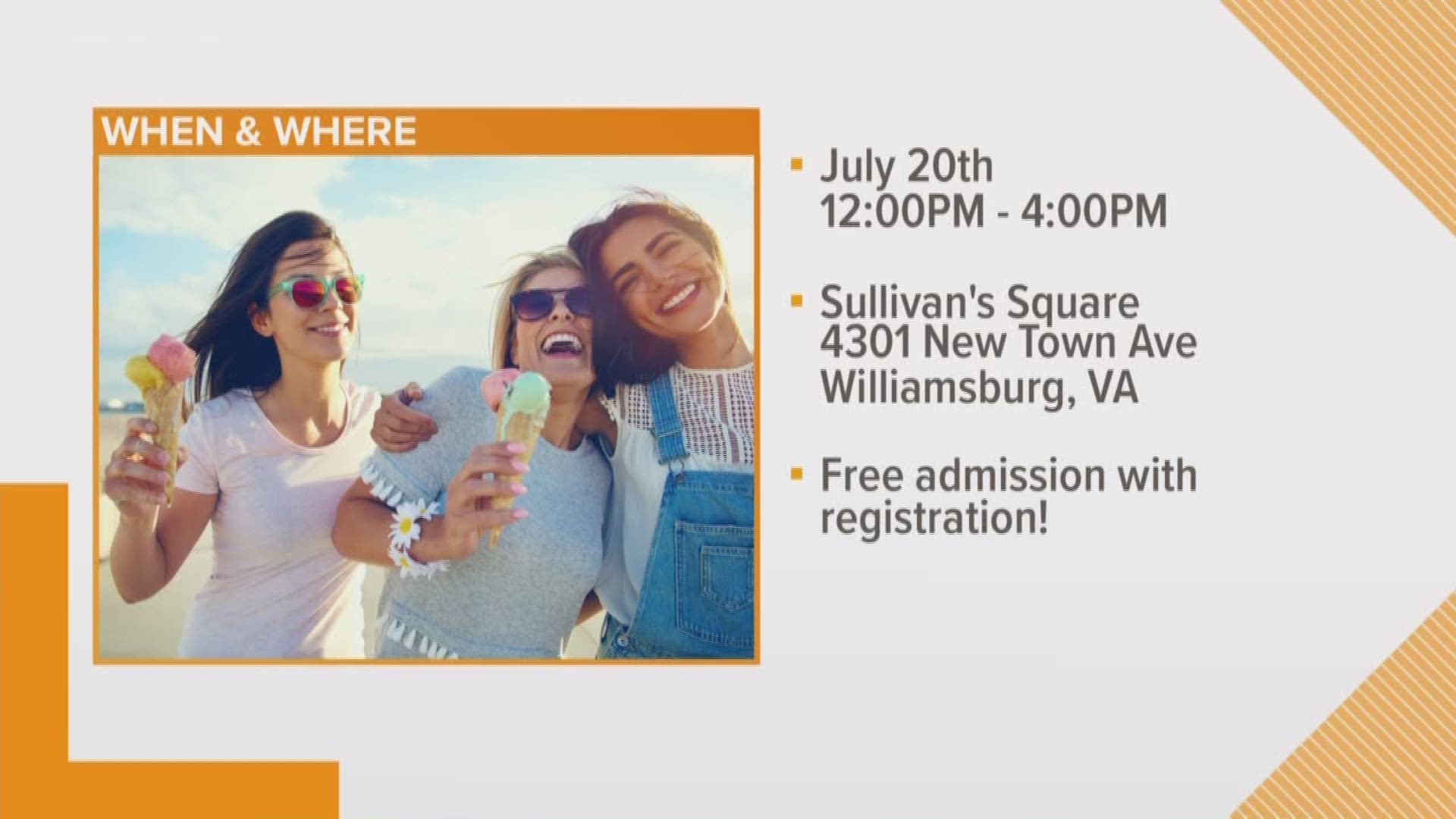 The Lux Ice Cream Festival will take over Sullivan's Square in Williamsburg on Saturday, July 20.
