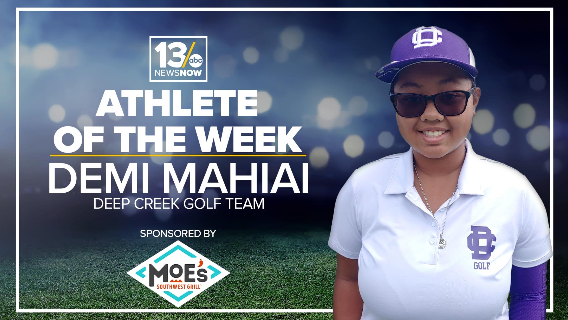 Mahiai is the number one player for the Deep Creek Hornets this season, and she's only a freshman.