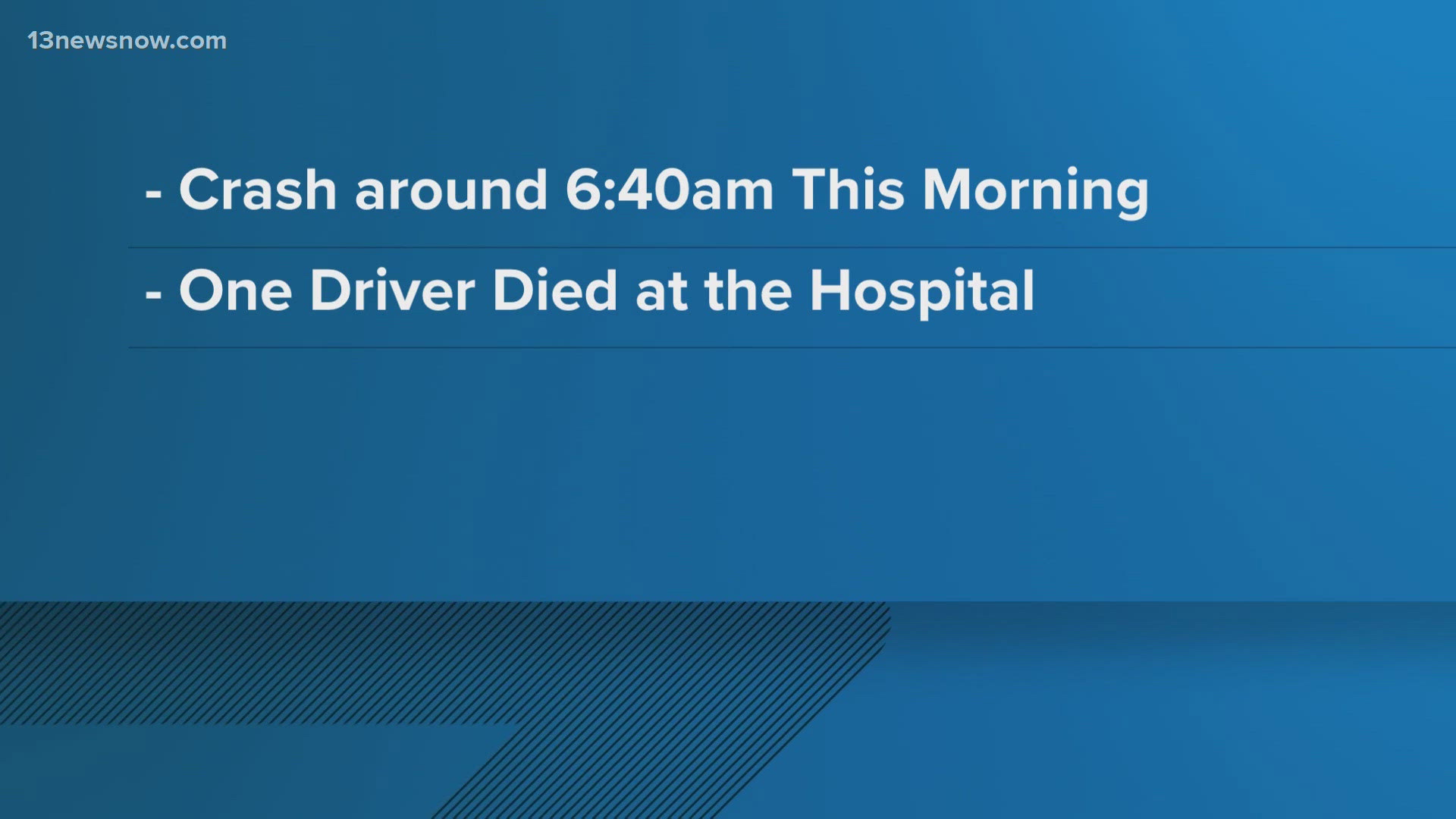 1 dead after two-vehicle crash on Centerville Turnpike South in ...