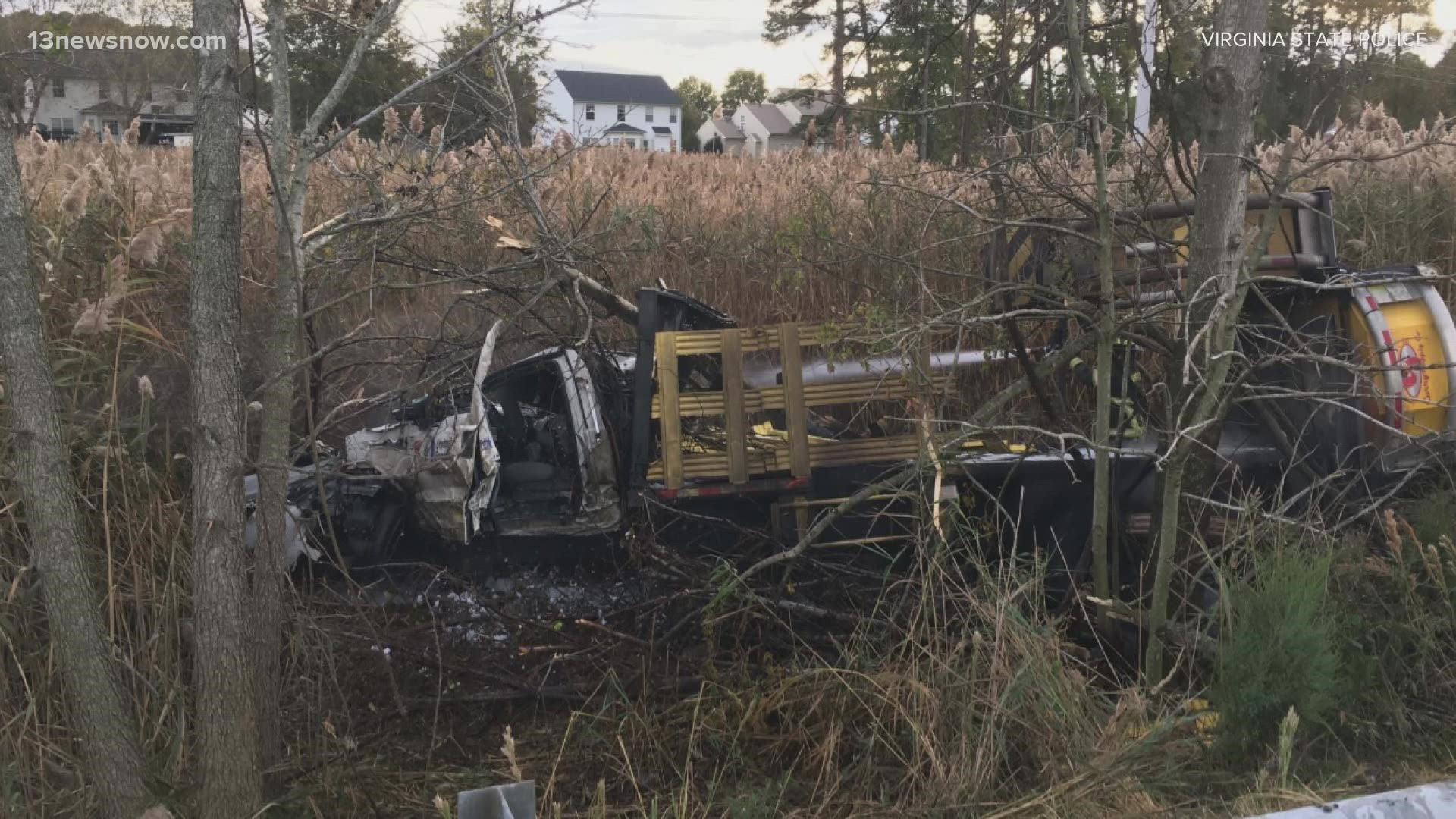 Part of I-64 in Hampton is back open after a serious crash shut down all eastbound lanes during rush hour on Monday.