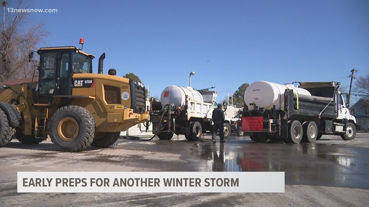 How Hampton city crews are getting ready for another winter storm