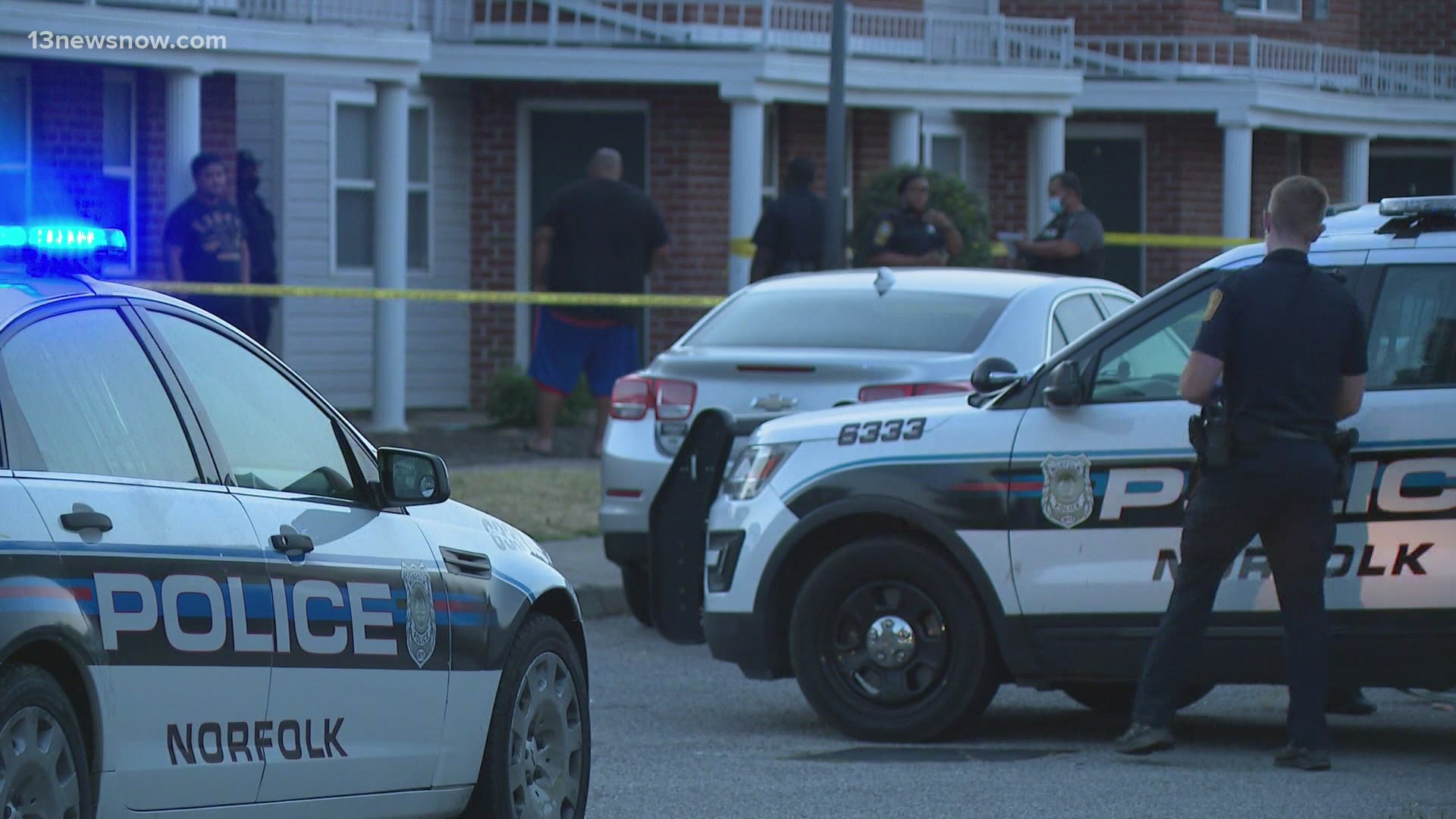 The 40-year-old woman who was shot on Mariners Way is expected to survive. The teens are being held at the Norfolk Detention Center.