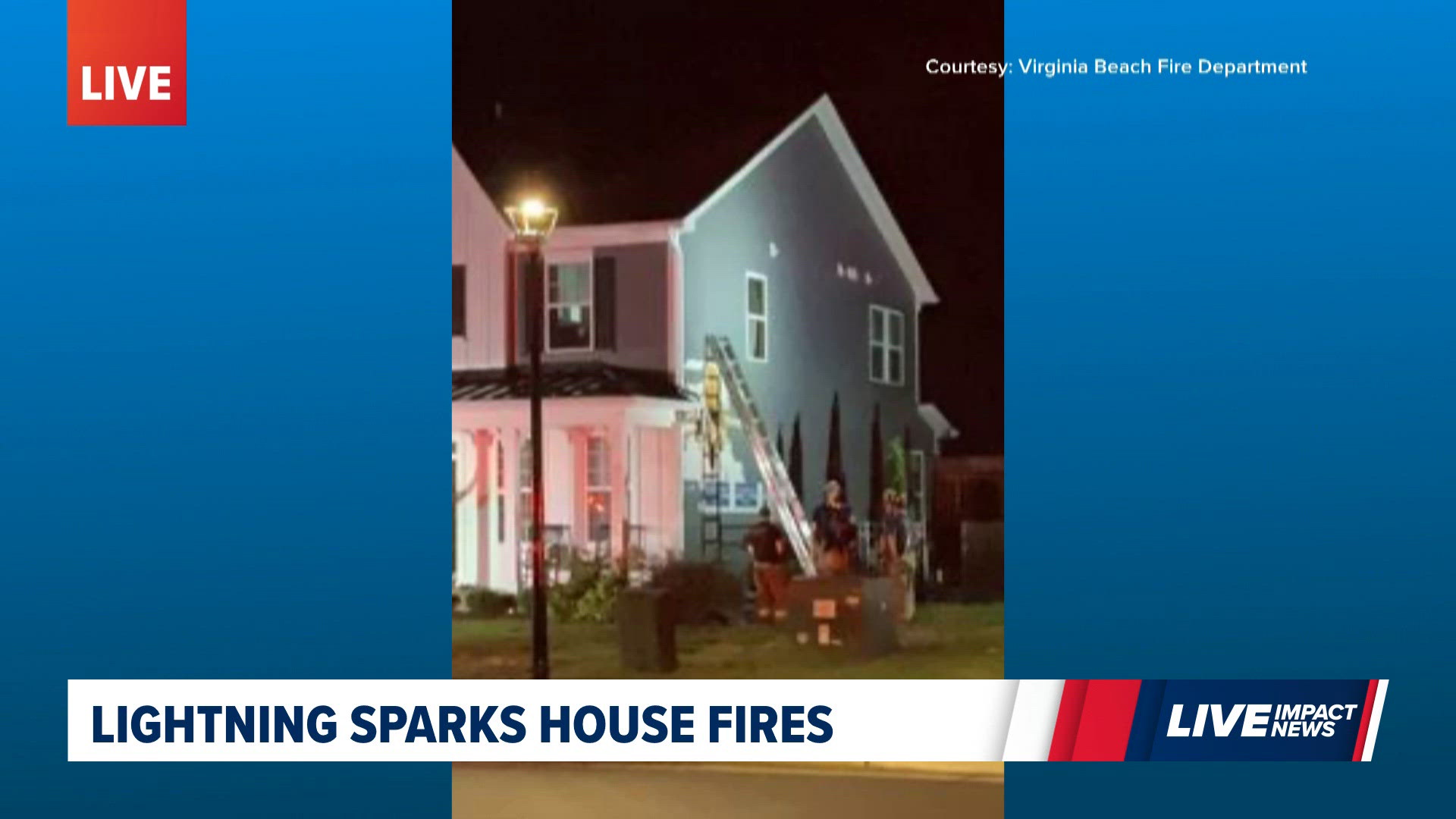 Lightning sparks house fires in Virginia Beach | 13newsnow.com