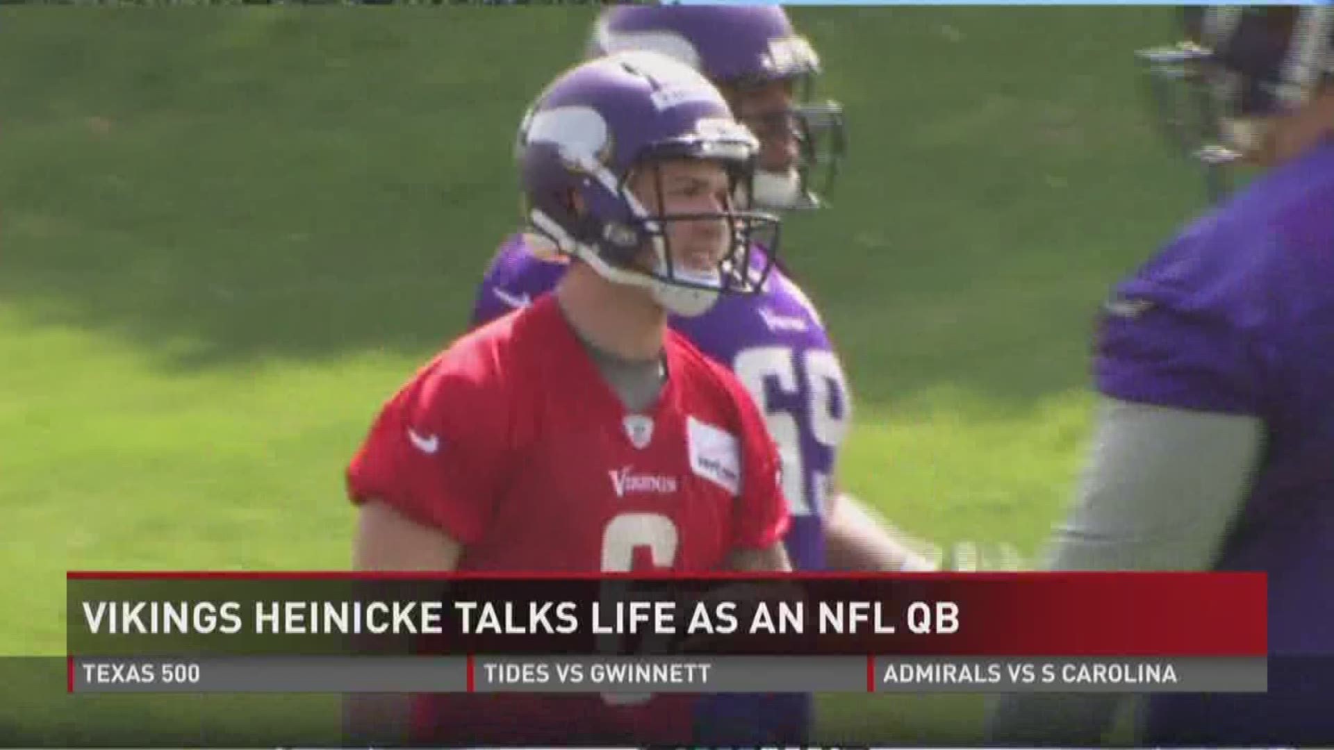 Vikings' Heinicke feeling comfortable as an NFL QB