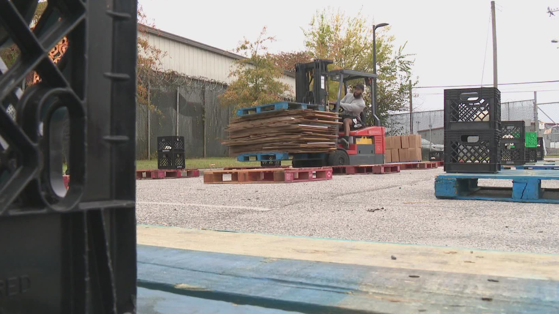 Forklift operators put their skills to the test.
