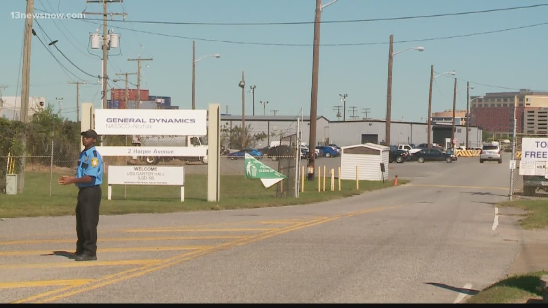 Right now, we're being told there has been no evidence of an active shooter at Nassco Shipyard in Portsmouth.
