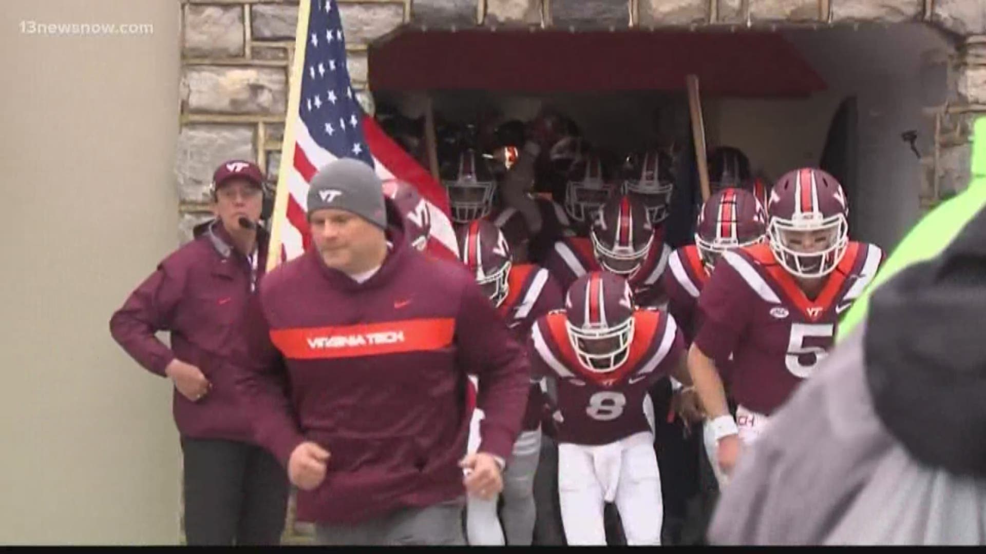 The Hokies will take on the Bearcats in the Military Bowl from Annapolis, Maryland. It's Tech's NCAA recognized 26th straight bowl appearance.