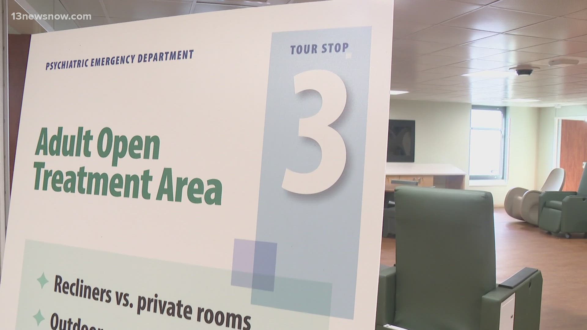 Riverside Health is celebrating the first standalone psychiatric emergency department in the state.