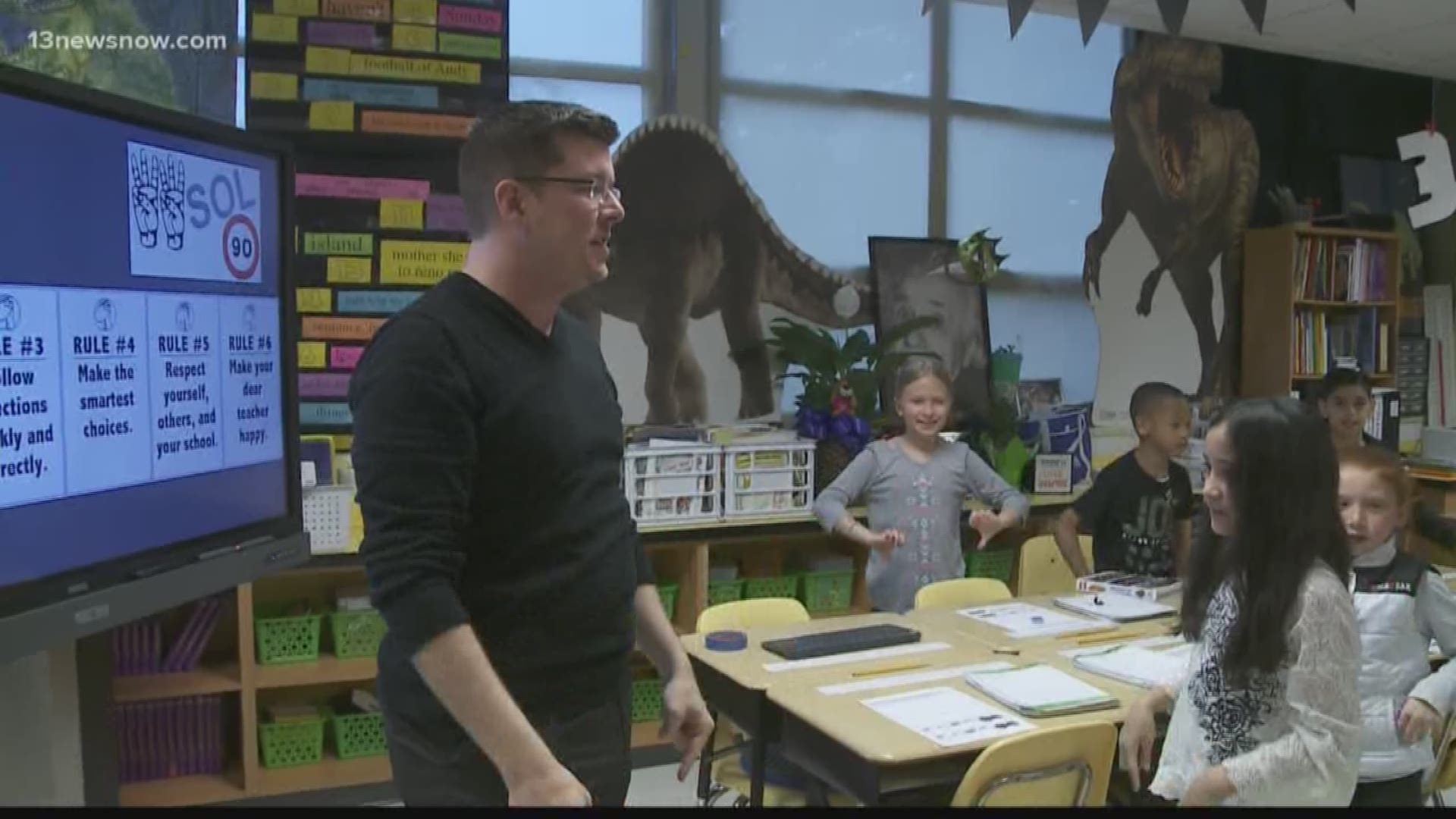 13News Now Elise Brown met one teacher who shows students they can rise above whatever life throws at them.
