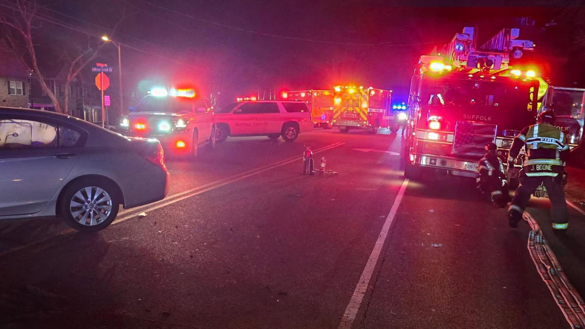 Crash on Wilroy Road in Suffolk sends 2 to hospitals with injuries ...