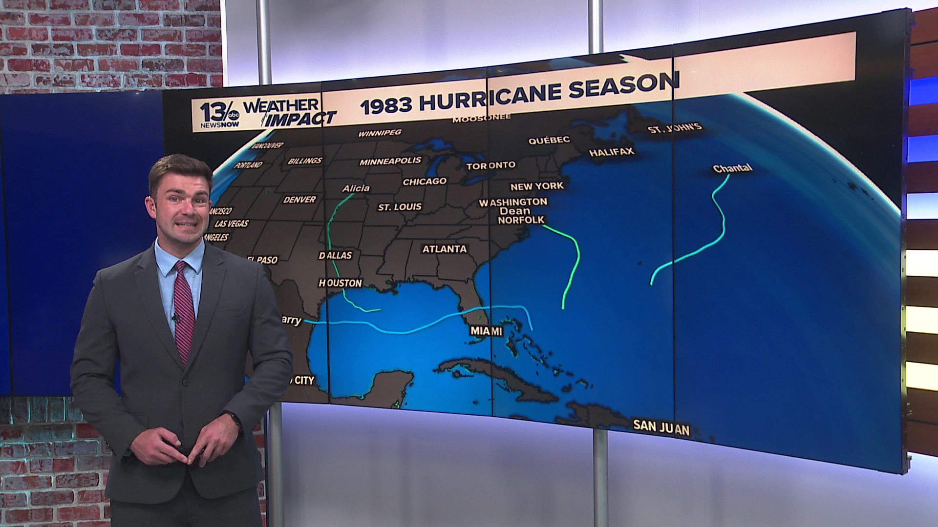 "It only takes one" can apply to the 1983 hurricane season. There were only four named storms, but one of those was a big one.