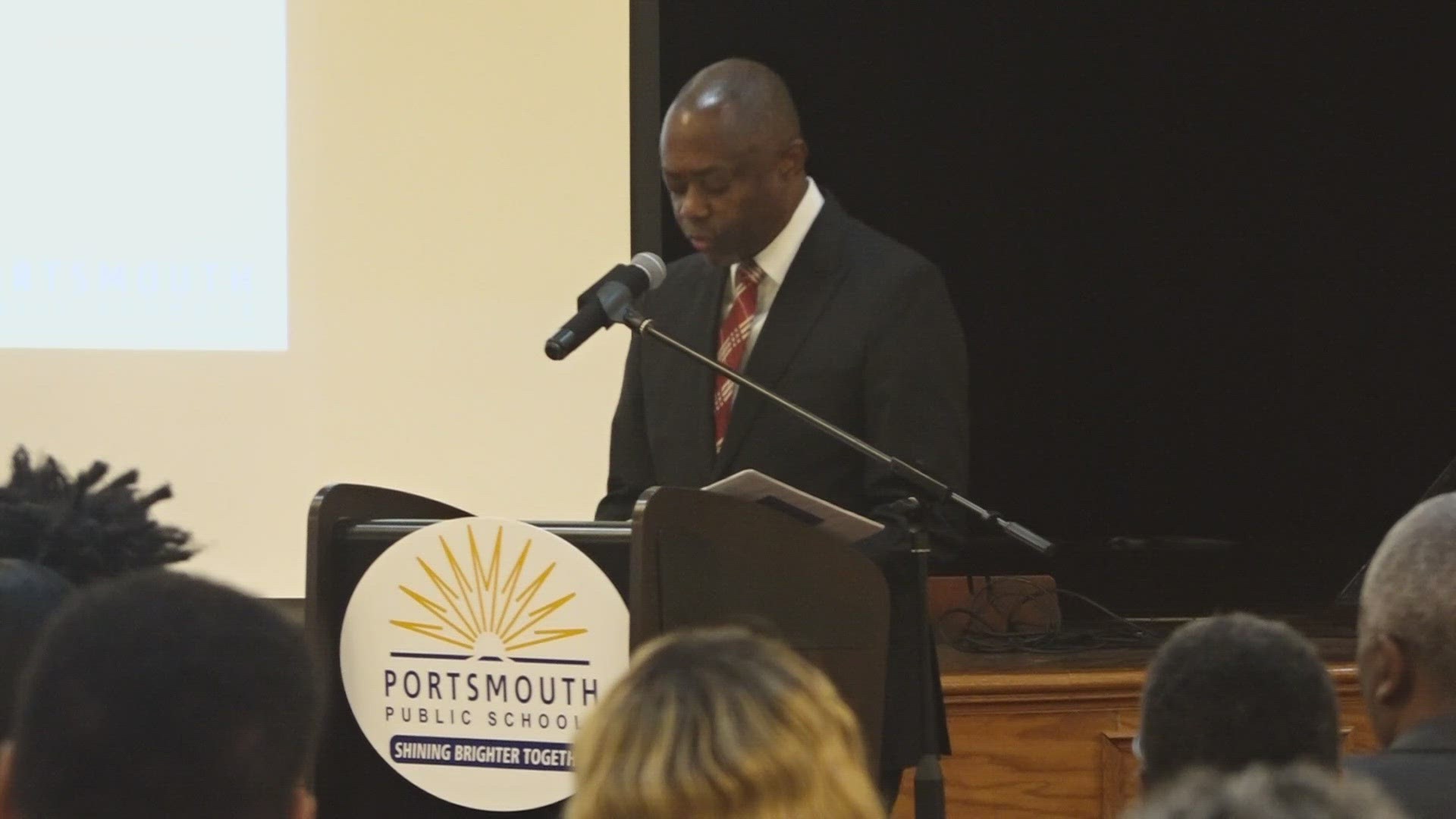The superintendent addressed student achievement, recovering from learning loss and the division's plan to create a new Career and Technical Education Center.