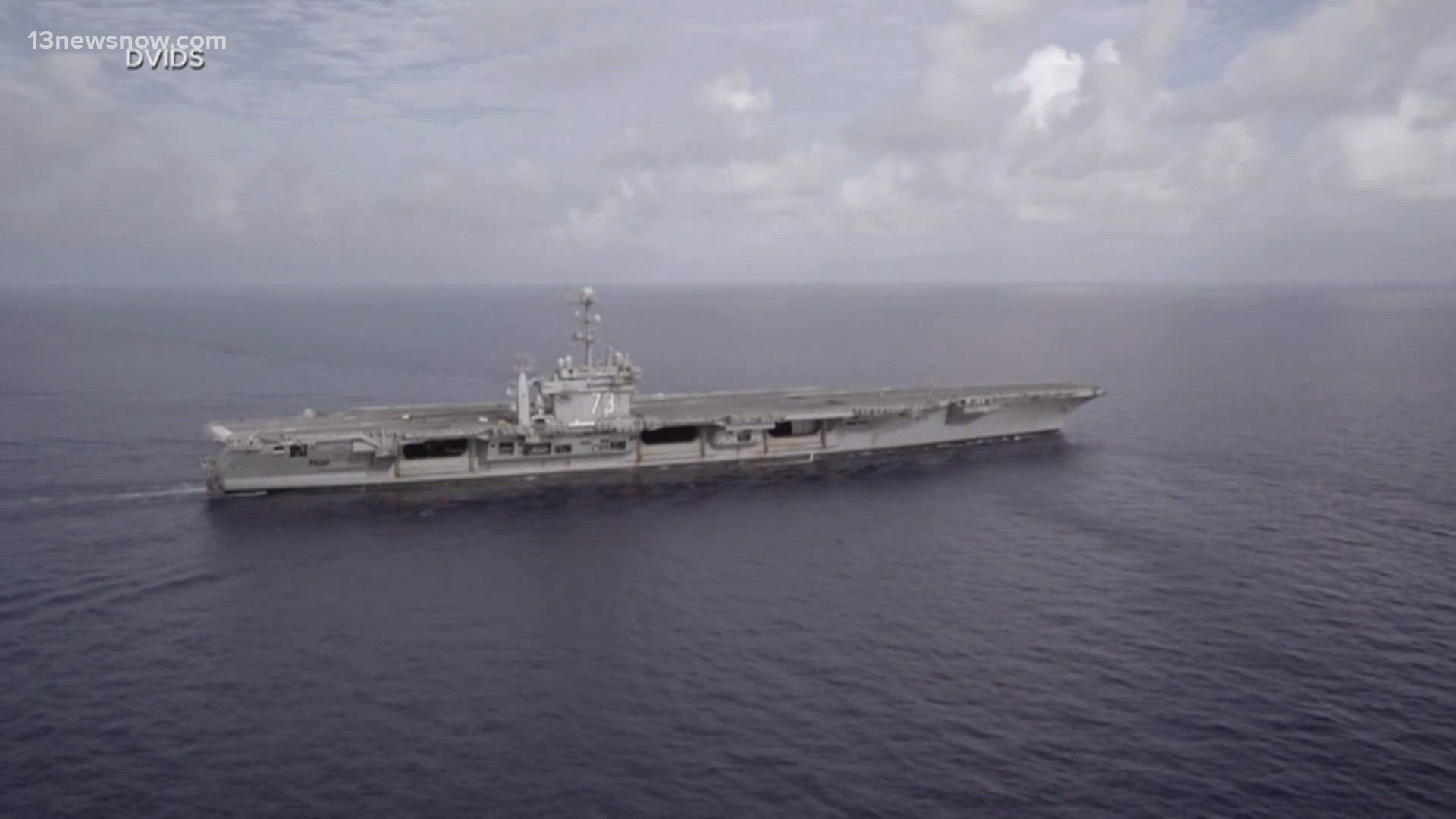 Sailor may have fallen overboard from USS Washington off the