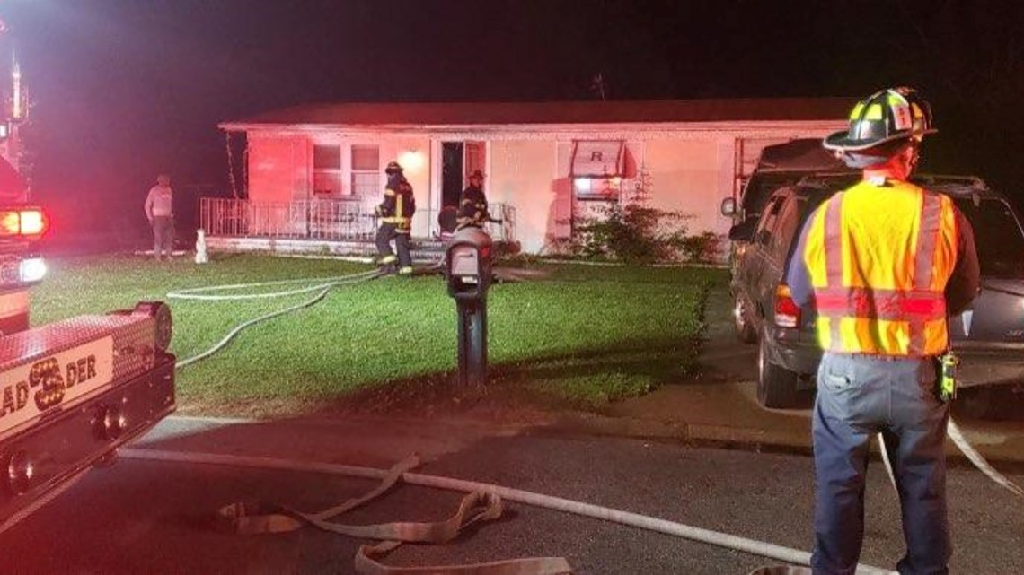 Person hospitalized for smoke inhalation after house catches fire in ...