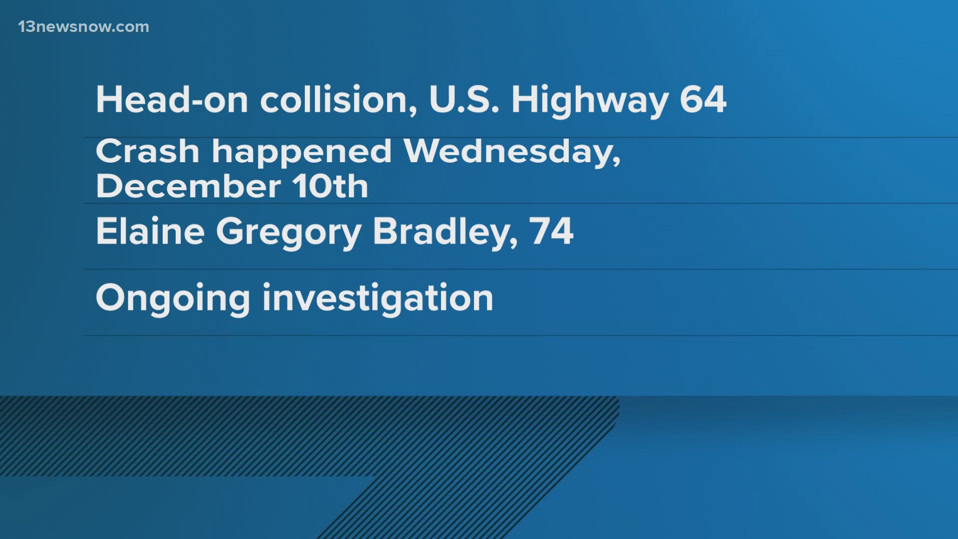 Woman dead after head-on crash with dump truck in North Carolina ...