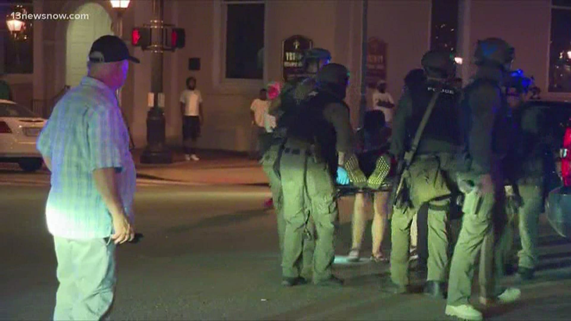 Update on man injured after being hit by Confederate statue in