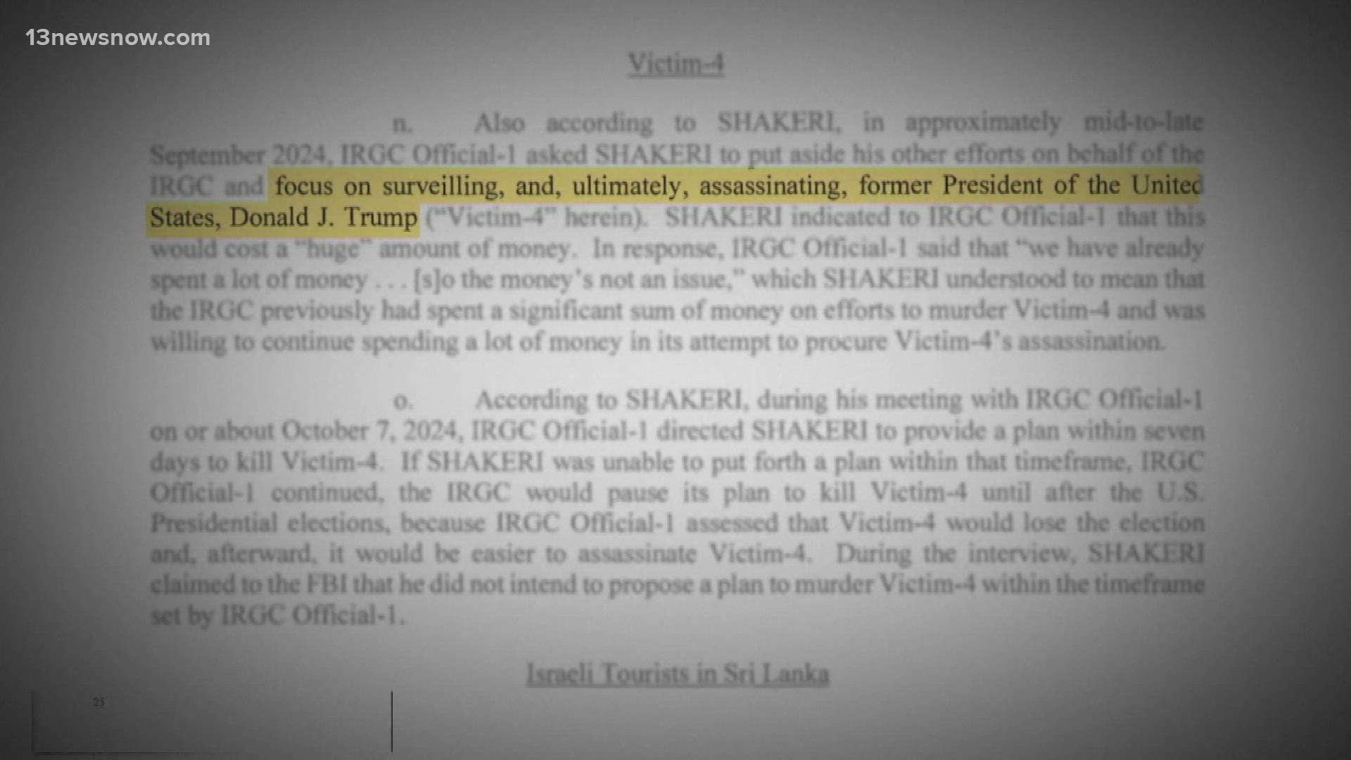 Federal prosecutor say Iran has been determined to "avenge" the death of Revolutionary Guard General Qasem Soleimani, killed by American forces in 2020.