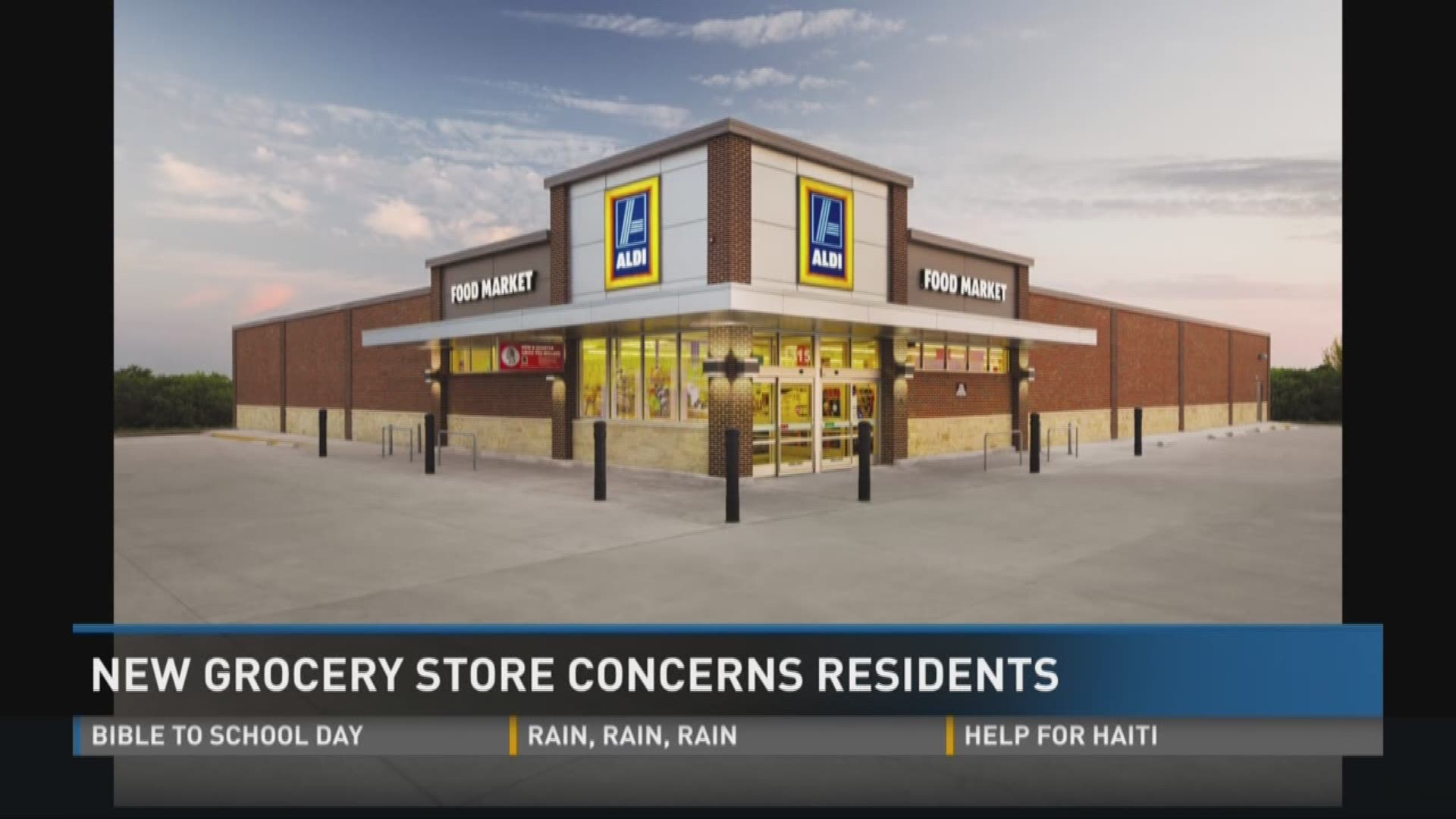 New ALDI grocery store concerns residents