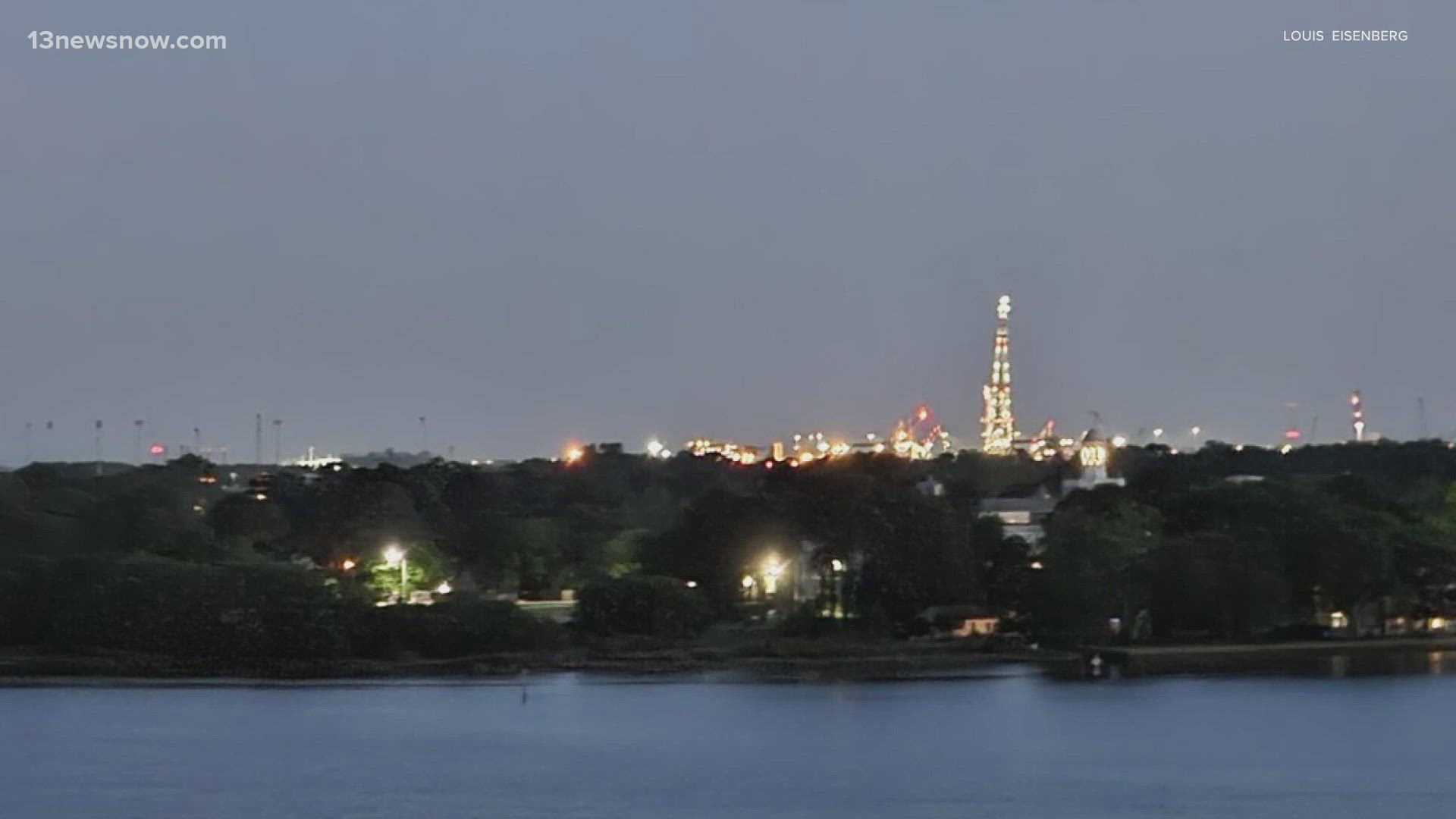 No, the world-famous tower wasn't magically transported from Paris to Hampton Roads.