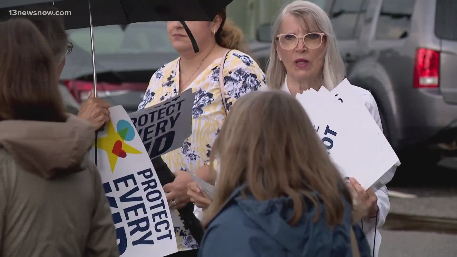 Tuesday, a group rallied in Virginia Beach calling on school board members to take what they call a "more balanced" approach to transgender issues.