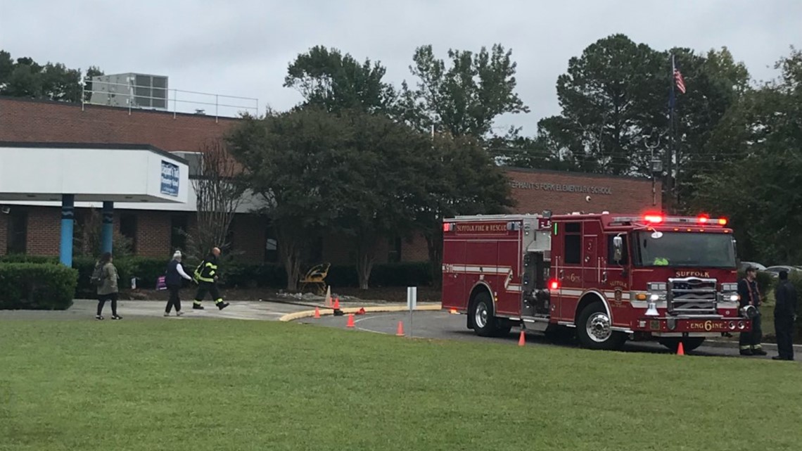 Elephant's Fork Elementary in Suffolk evacuated after gas smell