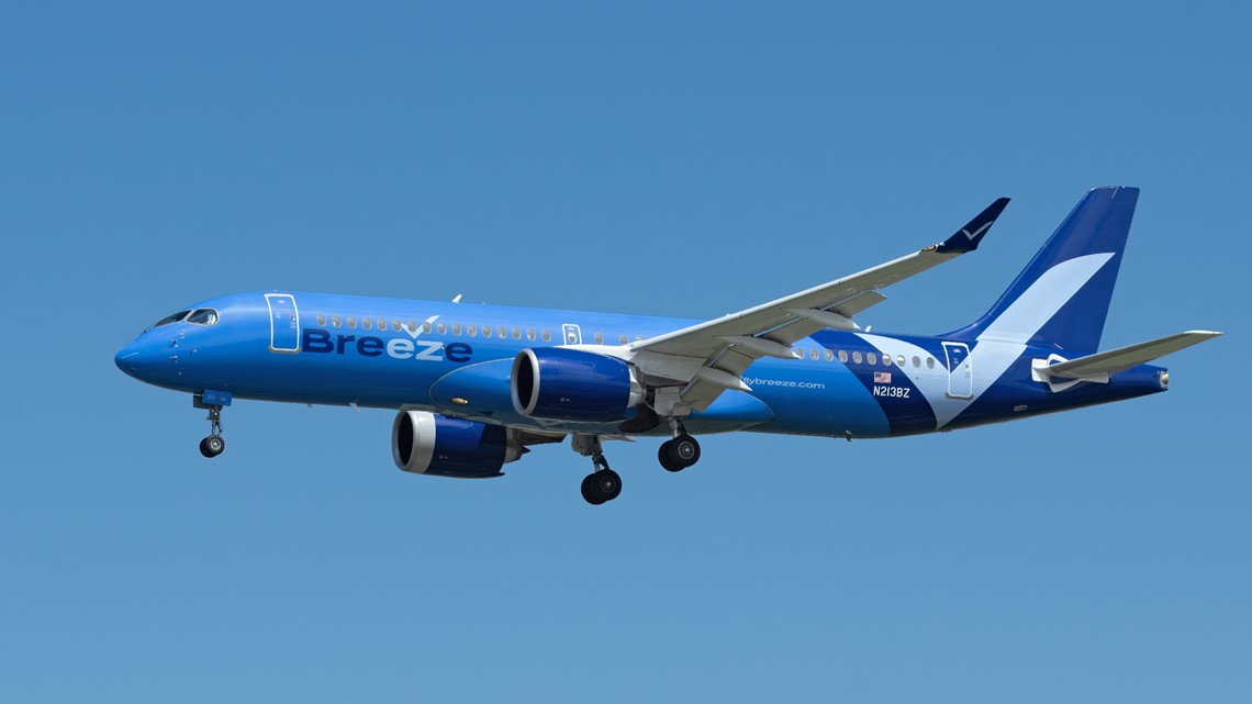 Breeze Airways to launch flights from Norfolk to Phoenix