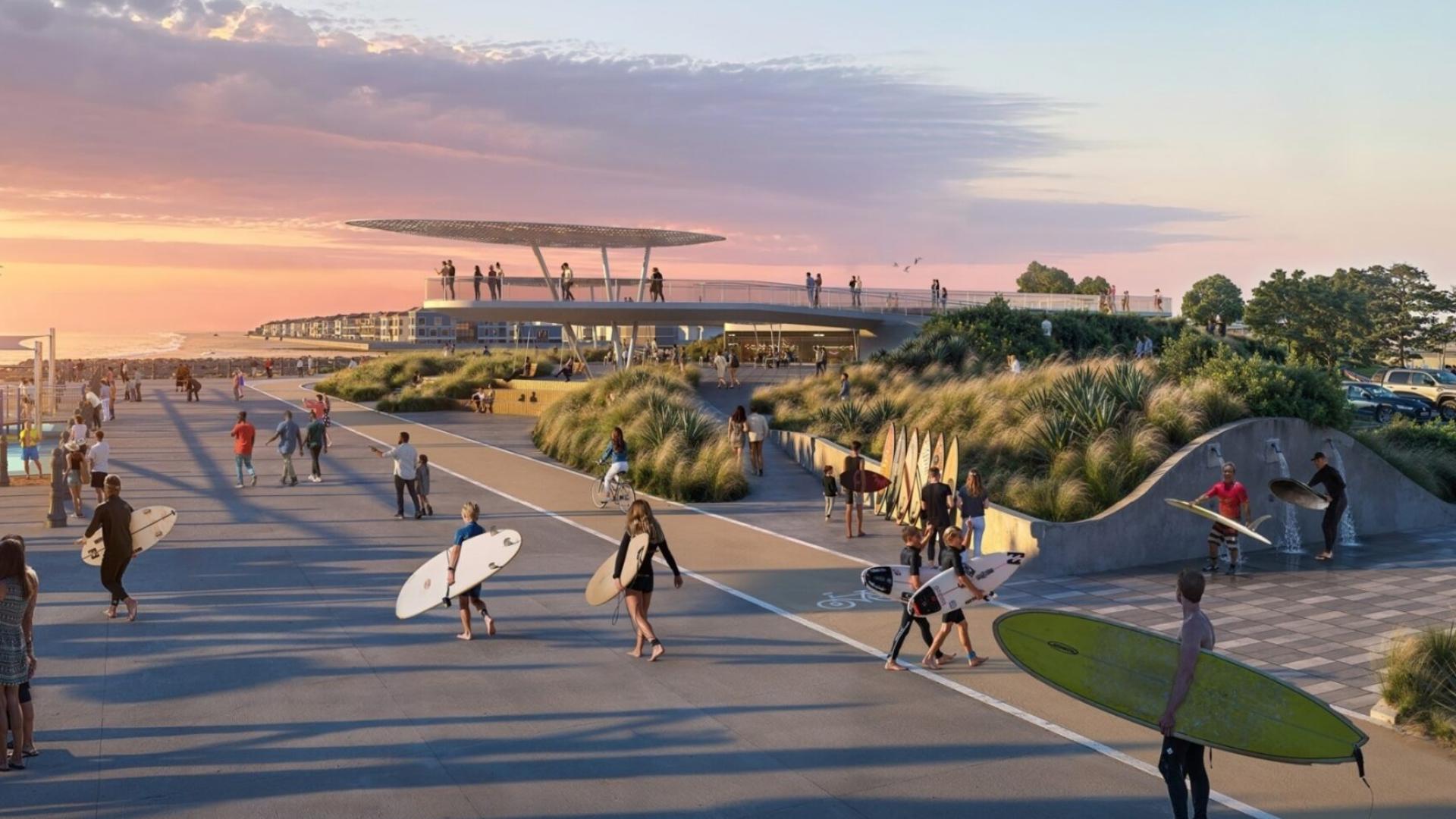 Virginia Beach has narrowed down the options for its world-class park at Rudee Loop.