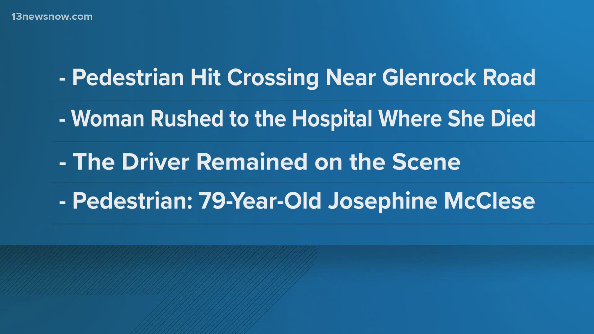 Pedestrian dies after crash on Virginia Beach Boulevard | 13newsnow.com