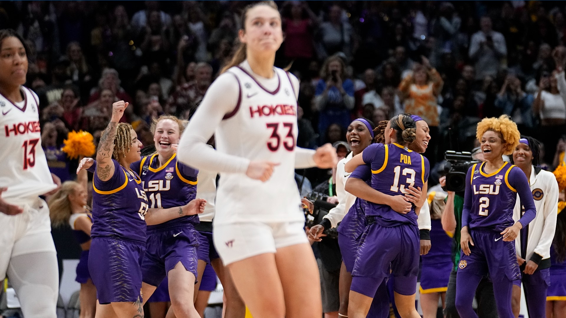 LSU Women's Basketball: Photos from Final Four win over Virginia Tech