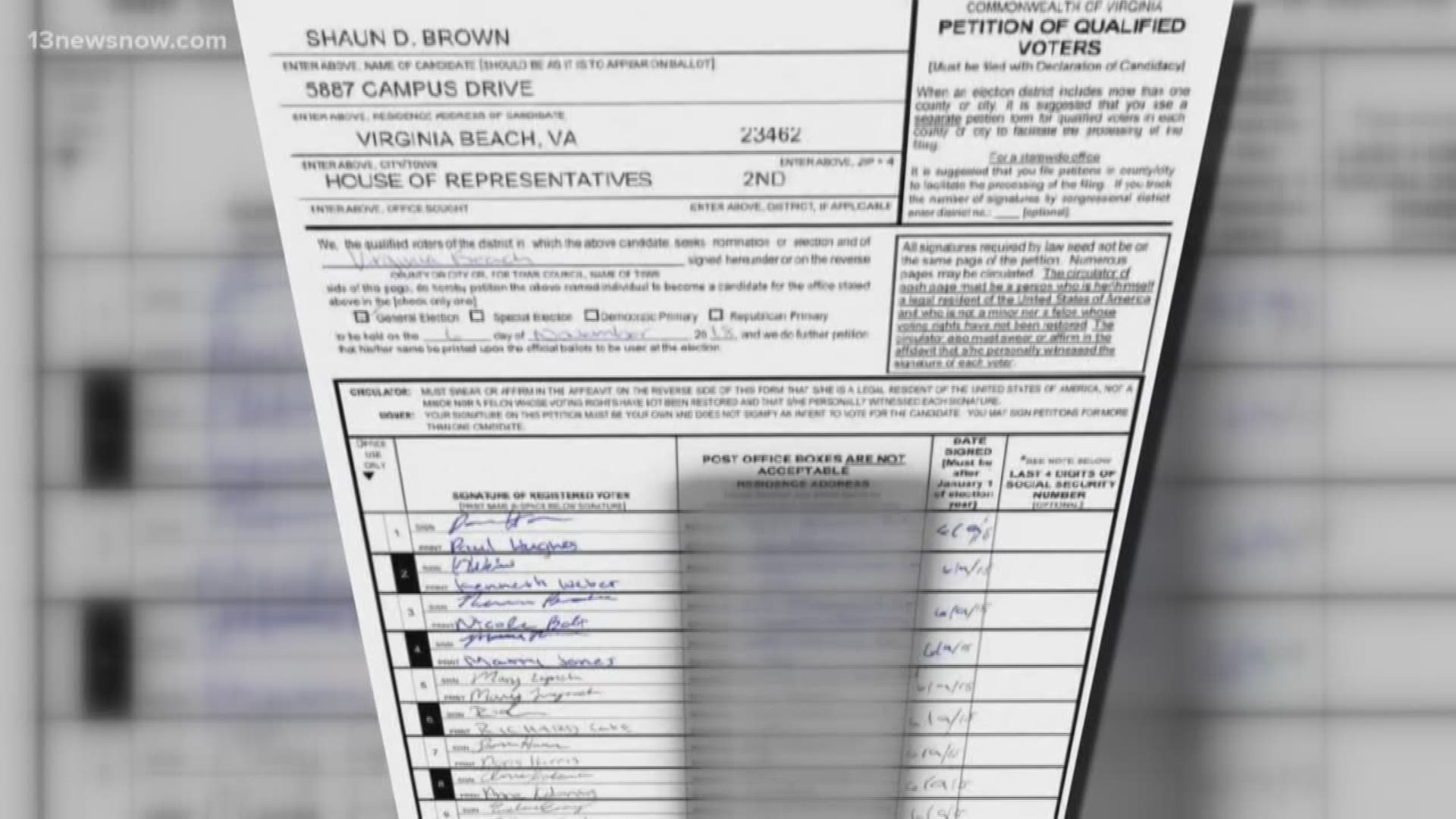 Questionable signatures on petitions in the Second Congressional District race are resulting in more lawsuits.