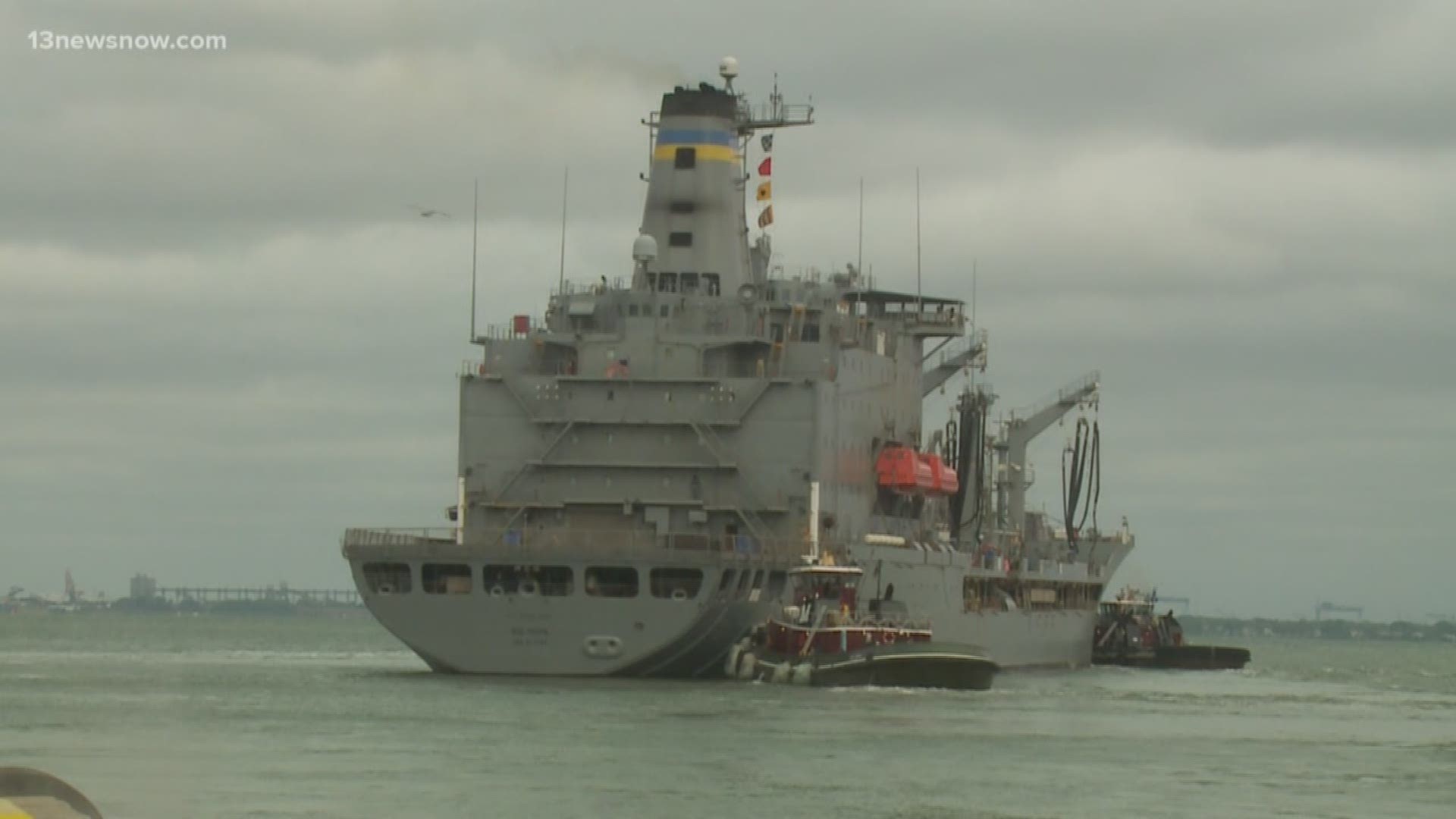 The Big Horn is a fleet replenishment oiler and will provide fuel and cargo to other Navy ships at sea.