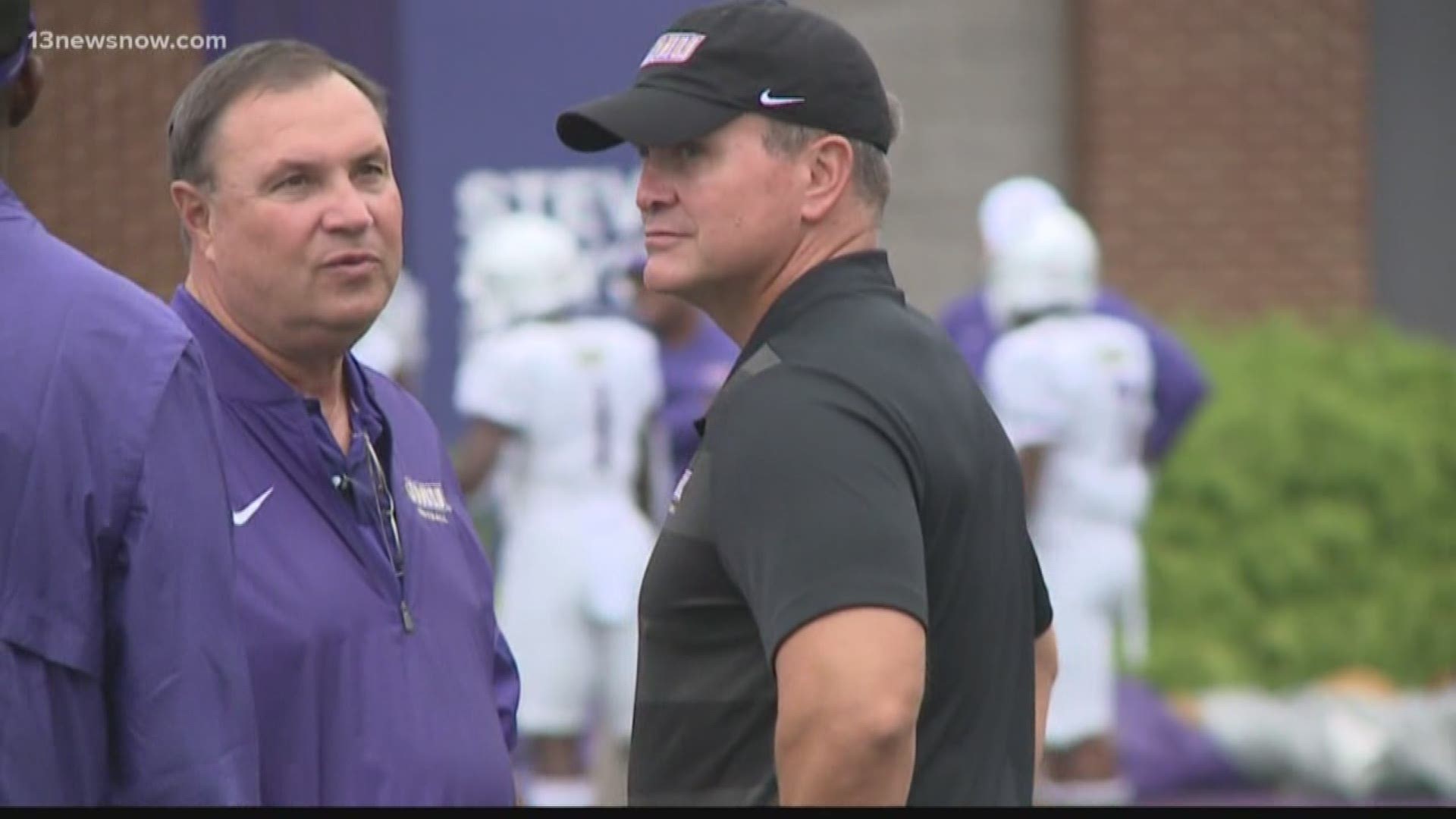 Mike Houston announcing on Sunday he's leaving James Madison for the head football coaching position at East Carolina. He took the Dukes to 3 straight FCS playoff appearances and won a national title in 2016.