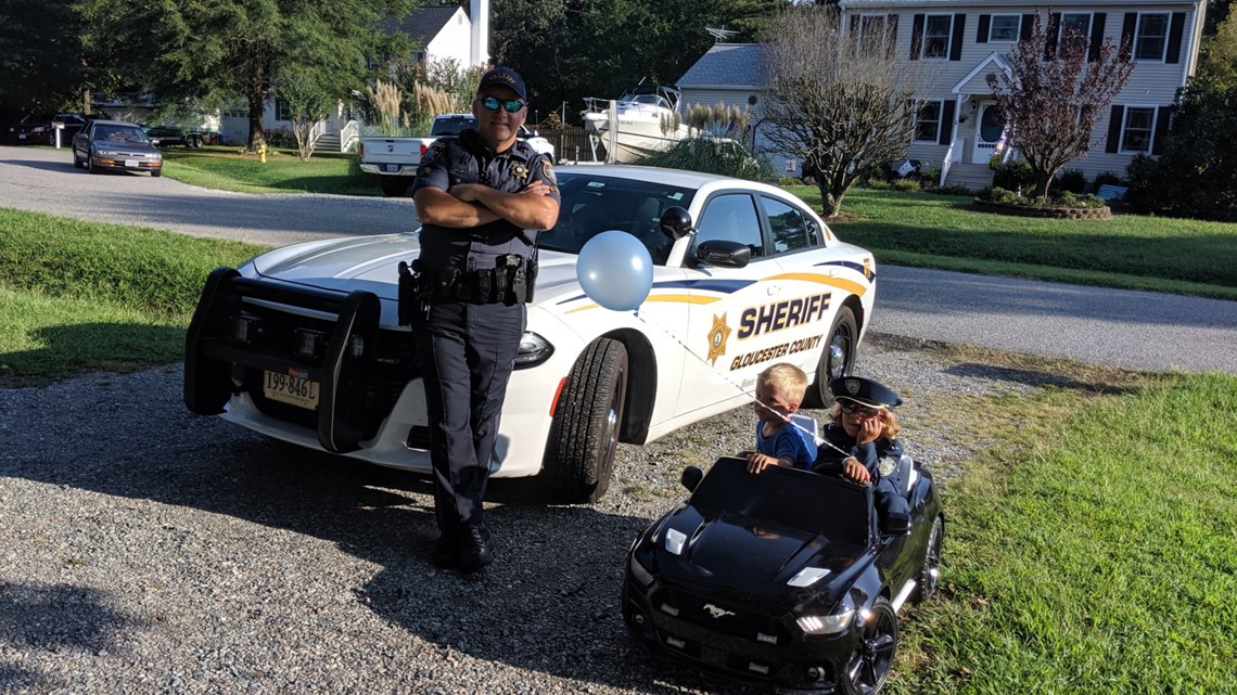 Gloucester County Sheriff's Office surprises little girl for her