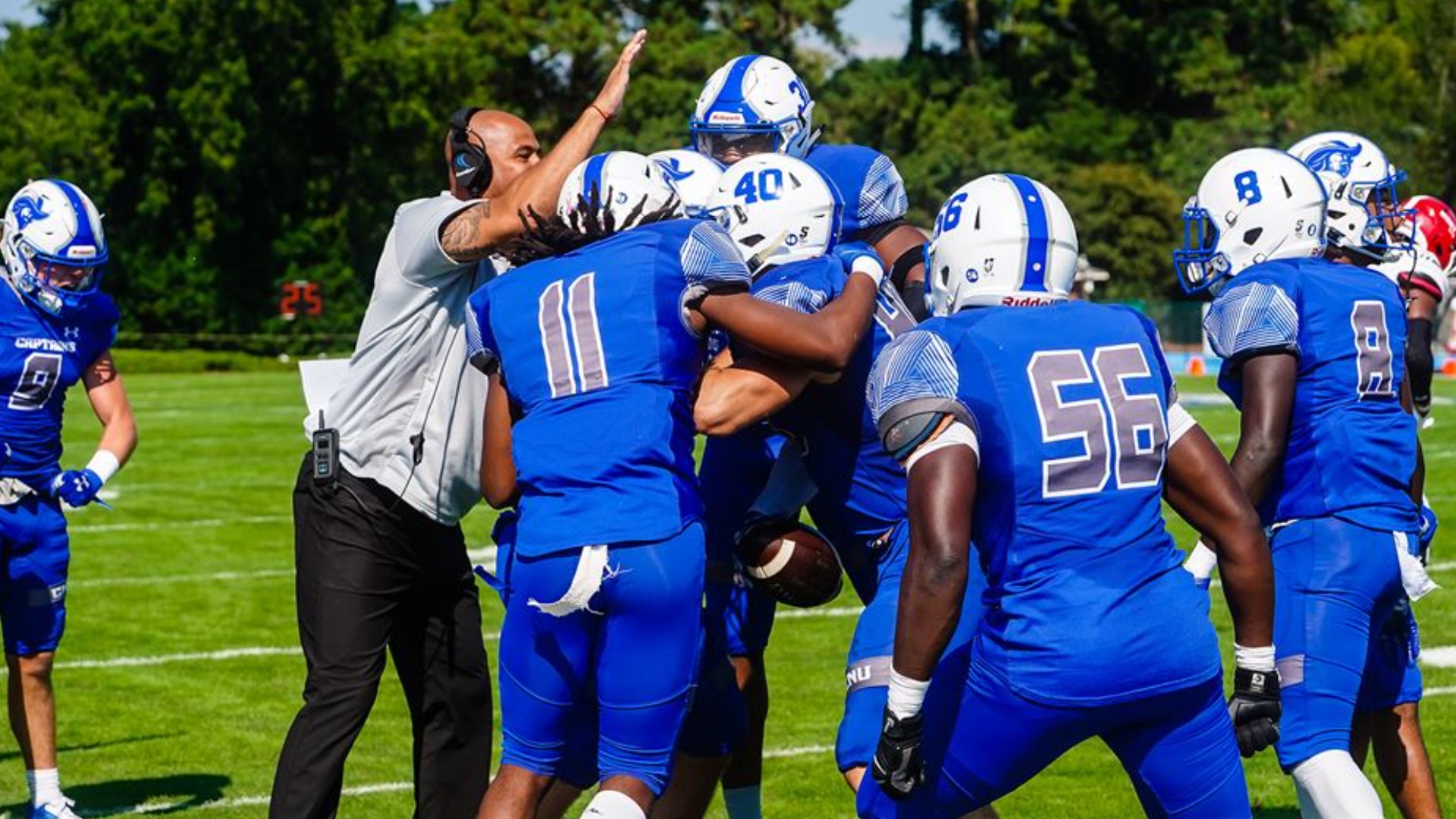 Christopher Newport's defense held the Red Hawks to just 160 total yards.