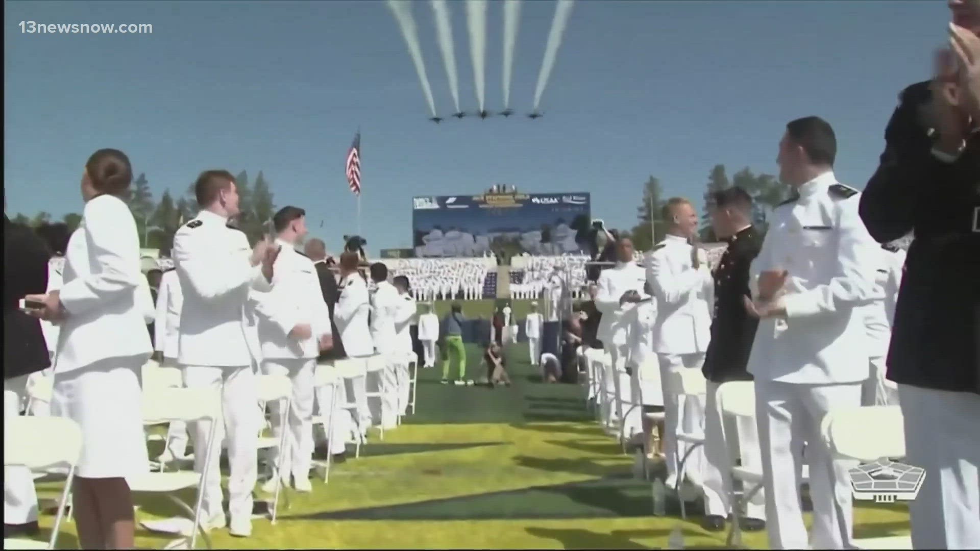 It was graduation day for 1,018 members of the United States Naval Academy, Class of 2023.