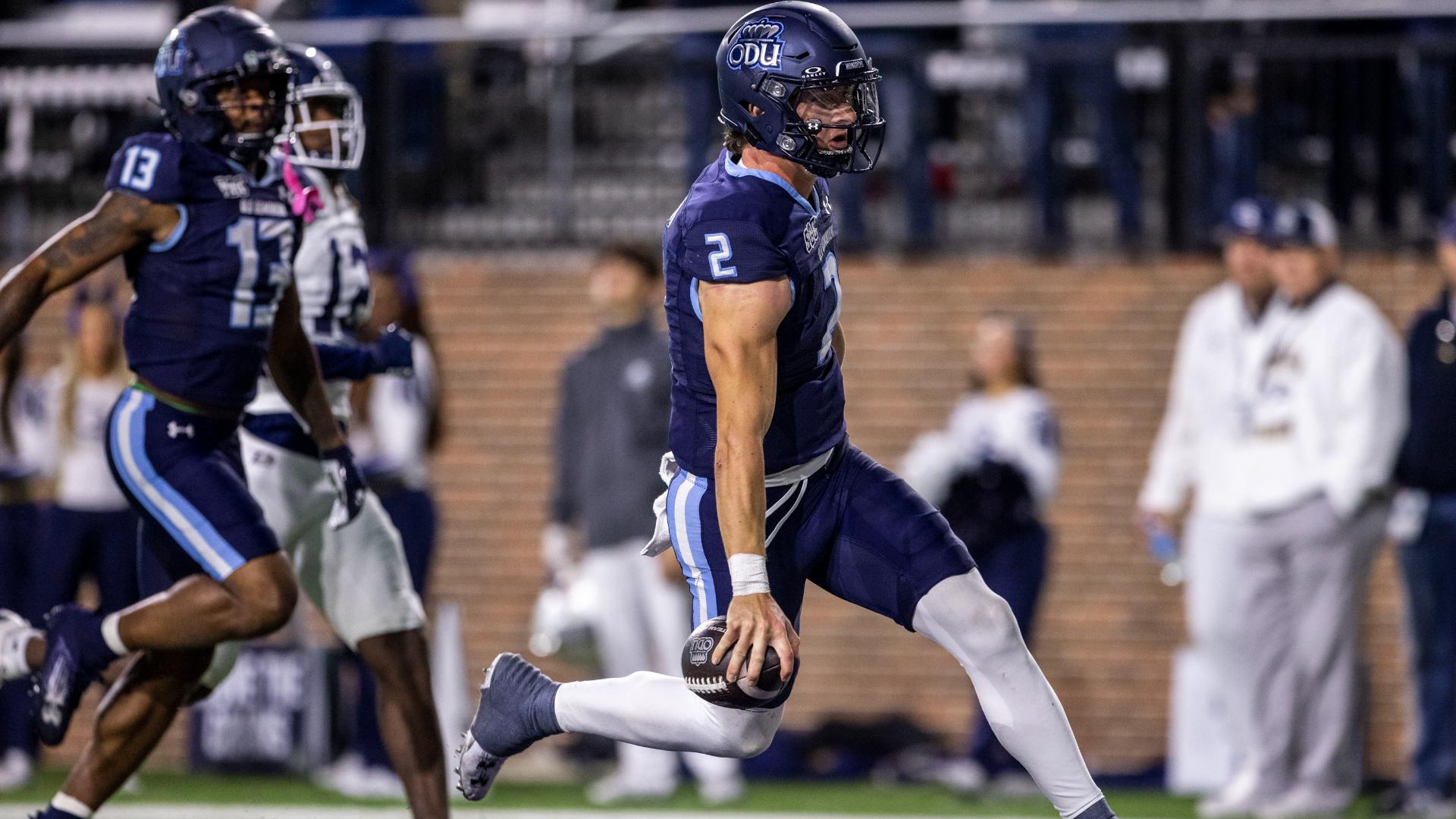 Colton Joseph completed 20 of 26 for 304 yards, adding a 30-yard touchdown run in the third quarter for Old Dominion (4-4, 3-1).