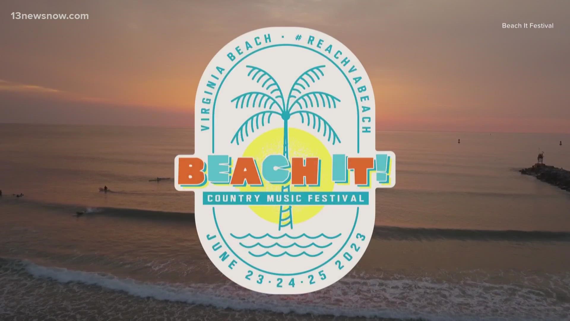 Luke Bryan, Miranda Lambert and Thomas Rhett will be the primary headliners for the inaugural "Beach It!" festival.