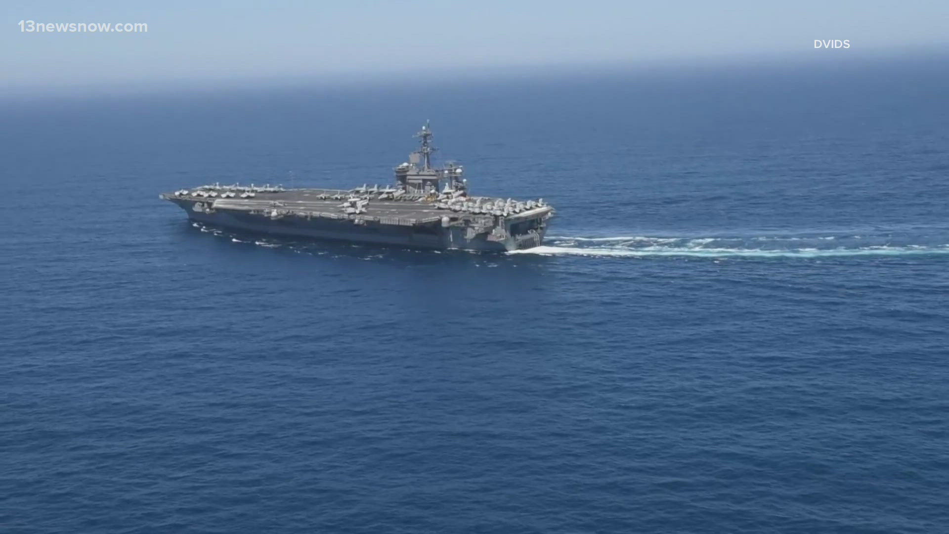 The Department of Defense announced on Thursday that the aircraft carrier will be heading home, leaving just one carrier in the region.