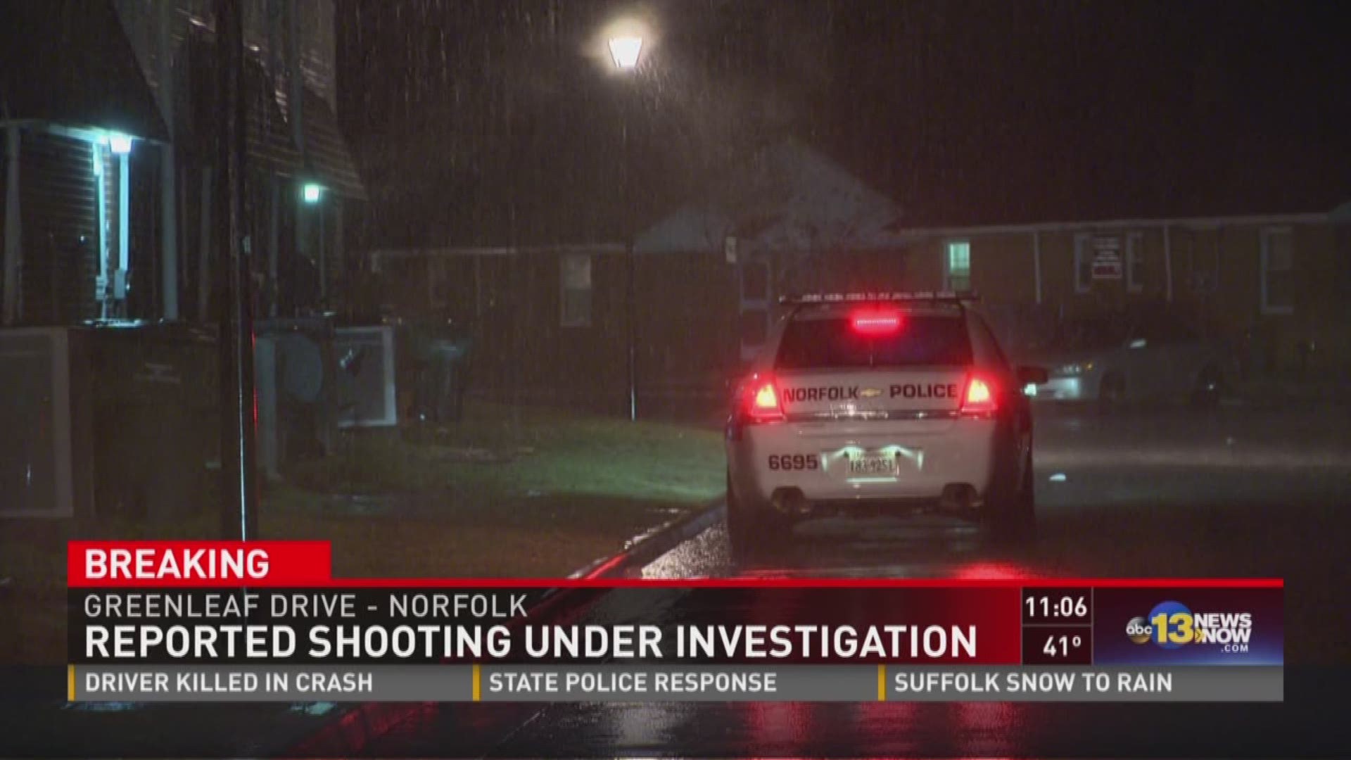 Reported shooting under investigation in Norfolk