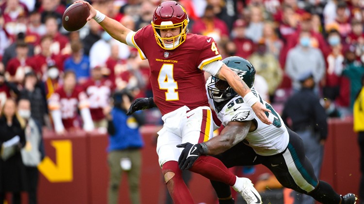 Washington runs out of steam; loses to Eagles 20-16