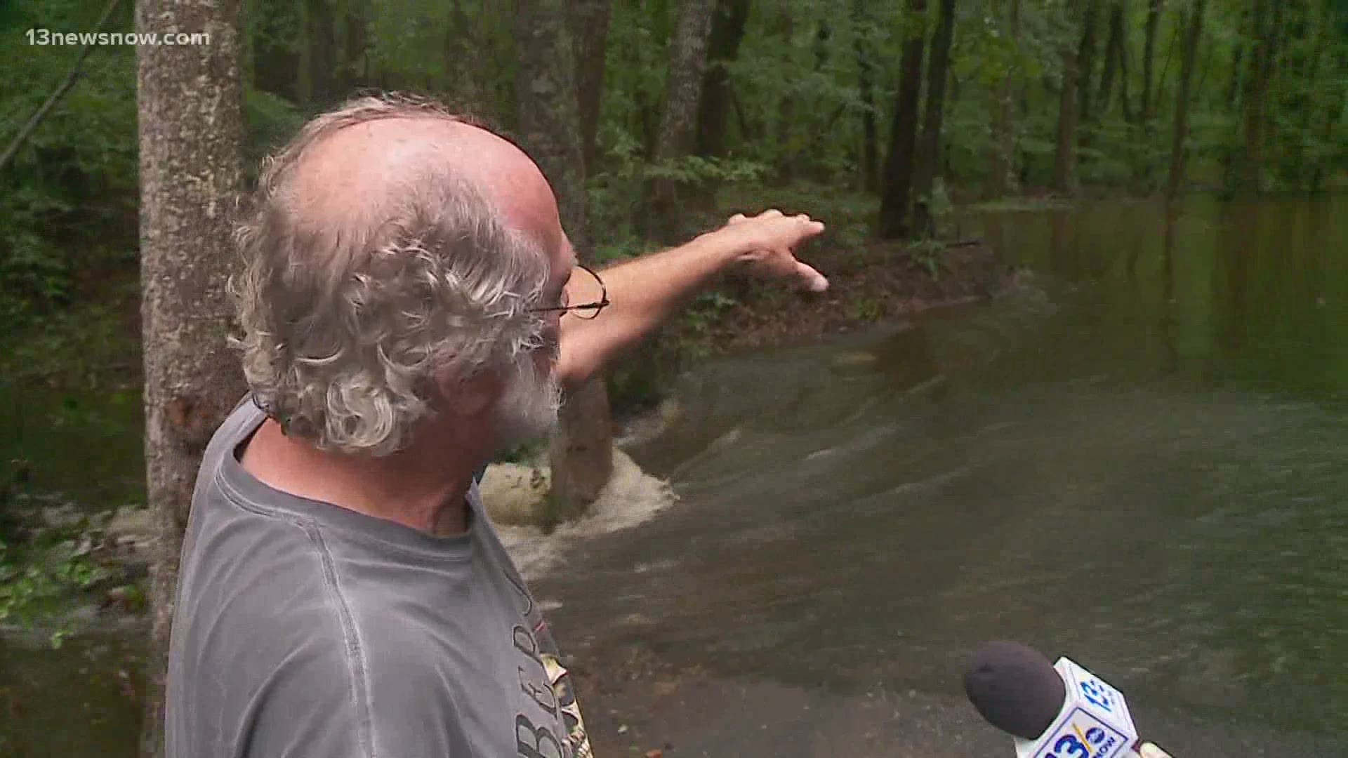 After heavy rain brought major flooding to Isle of Wight County on Wednesday, some residents are worried about what's next.