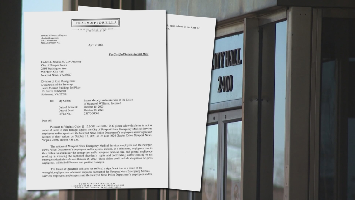 Newport News family plans to sue emergency personnel - Vimarsana News